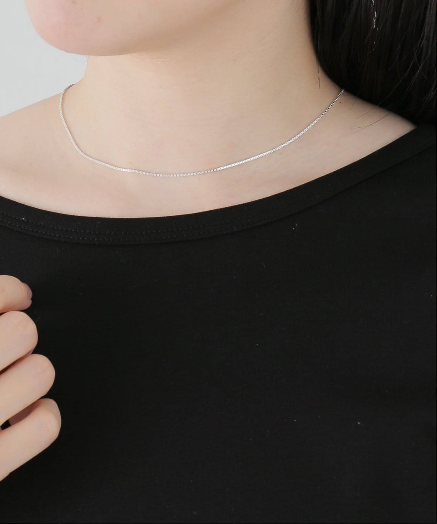 SASKIA DIEZ/サスキア ディツ FINE NECKLACE CUBIC (シルバー