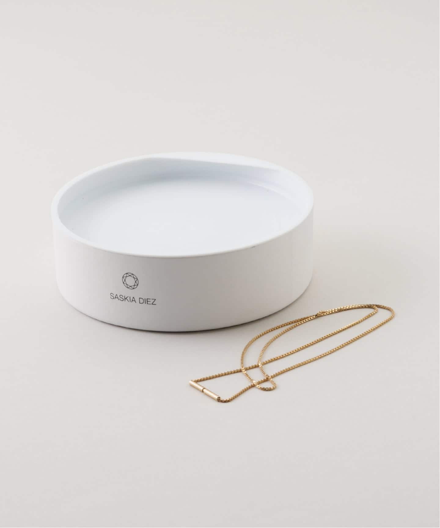 SASKIA DIEZ パールと18kゴールドのショートネックレス SASKIA DIEZ Saskia Diez サスキアディッツ ネックレス FLUID