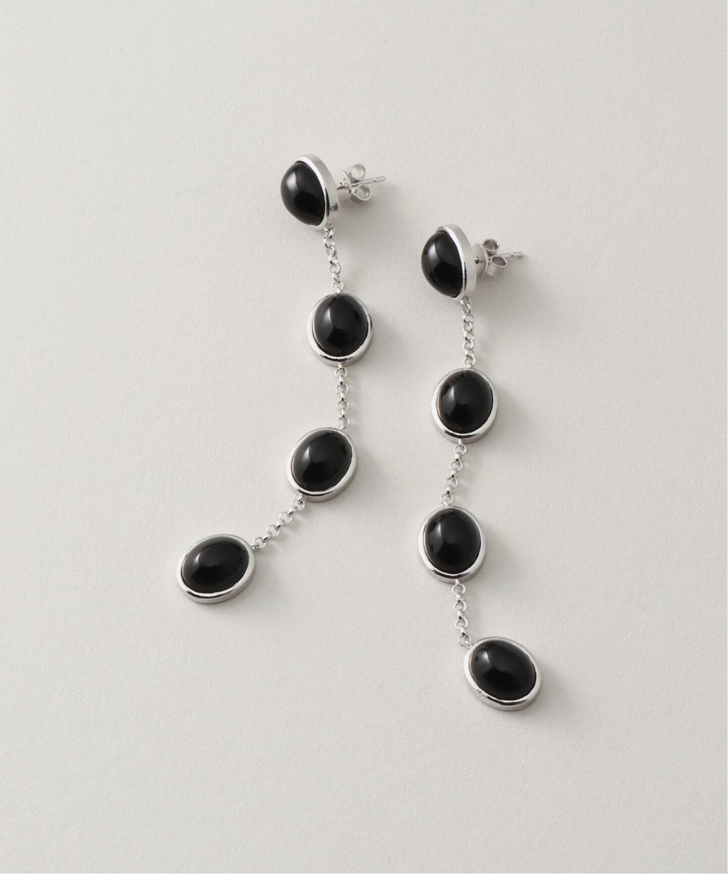 ABOAB ONYX STRING EARRINGS（ピアス（両耳用））｜FRAMeWORK