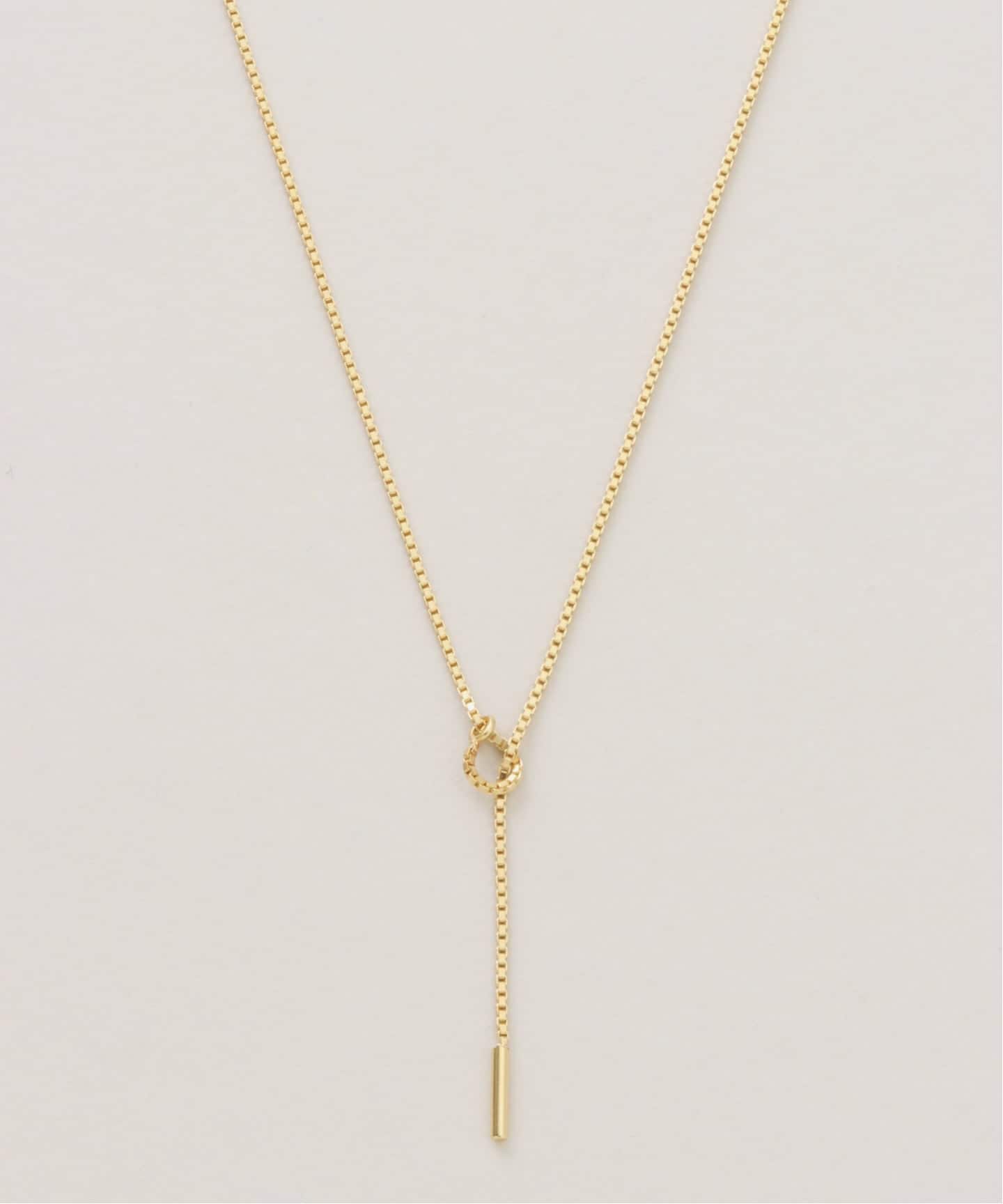 FRAMeWORKゴールドネックレスサスキア ディツ SASKIA DIEZ/サスキア ディツ FINE NECKLACE CUBIC (ゴールド