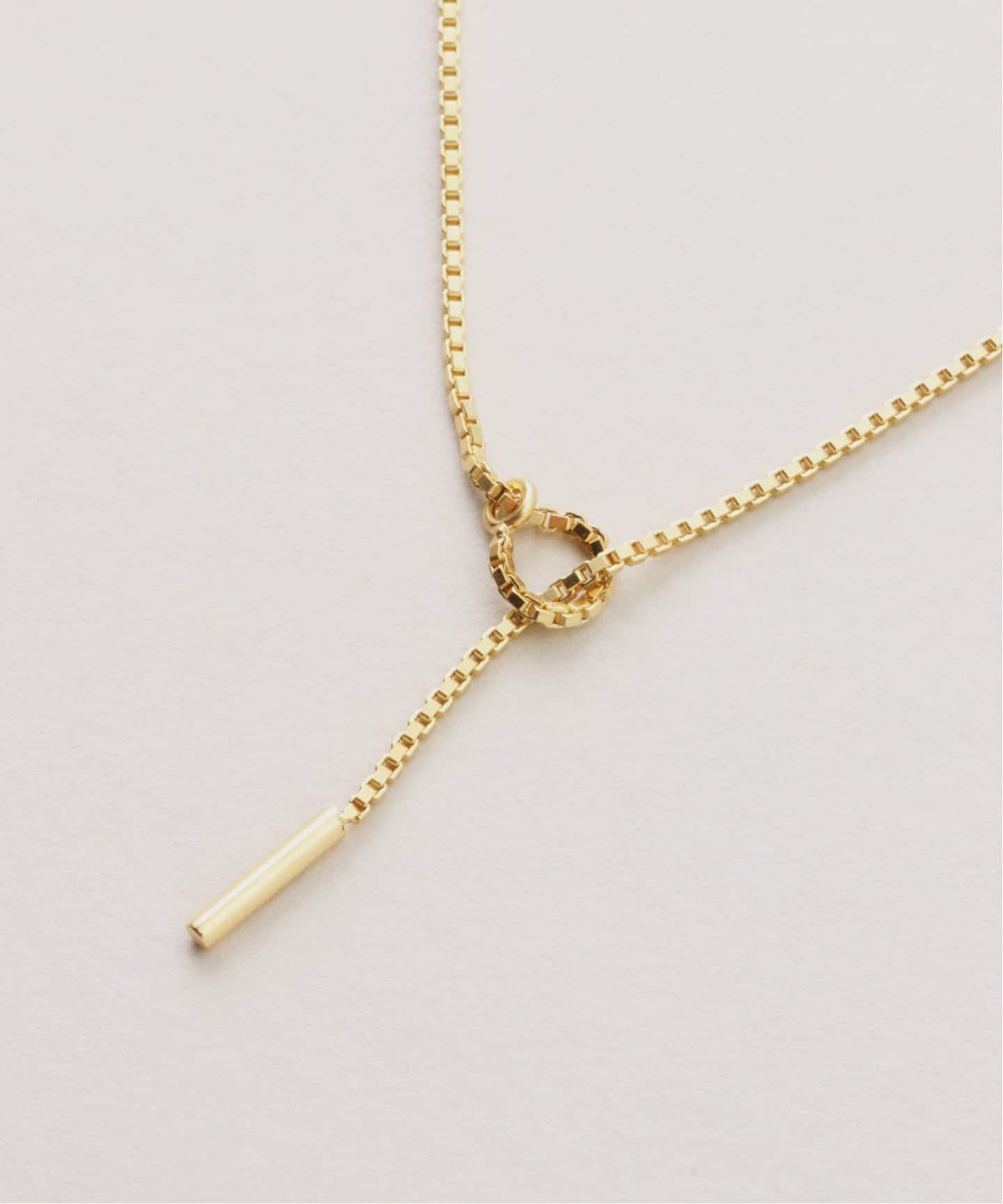 FRAMeWORKゴールドネックレスサスキア ディツ SASKIA DIEZ/サスキア ディツ FINE NECKLACE CUBIC (ゴールド