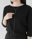 SASKIA DIEZ/サスキア ディツ FINE NEC FRINGE cubicNO1ロング (ゴールド)