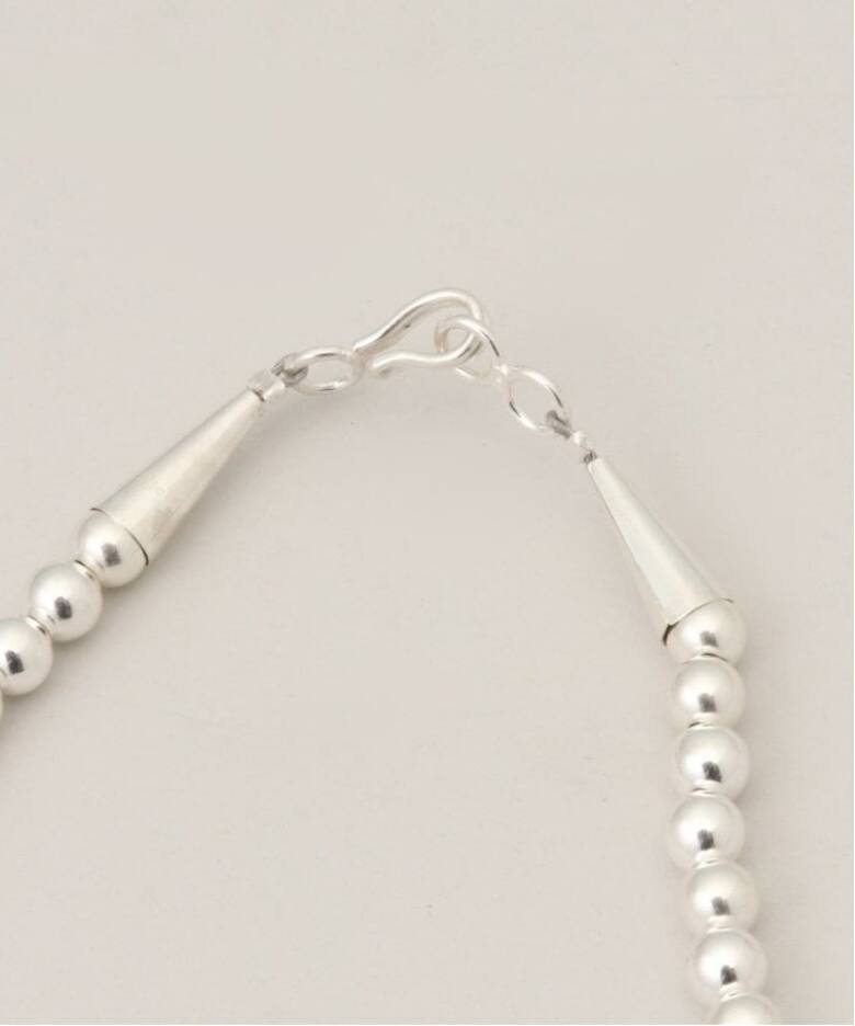 INDIAN JEWELRY 5mm シャイニービーズネックレス20インチ（ネックレス 