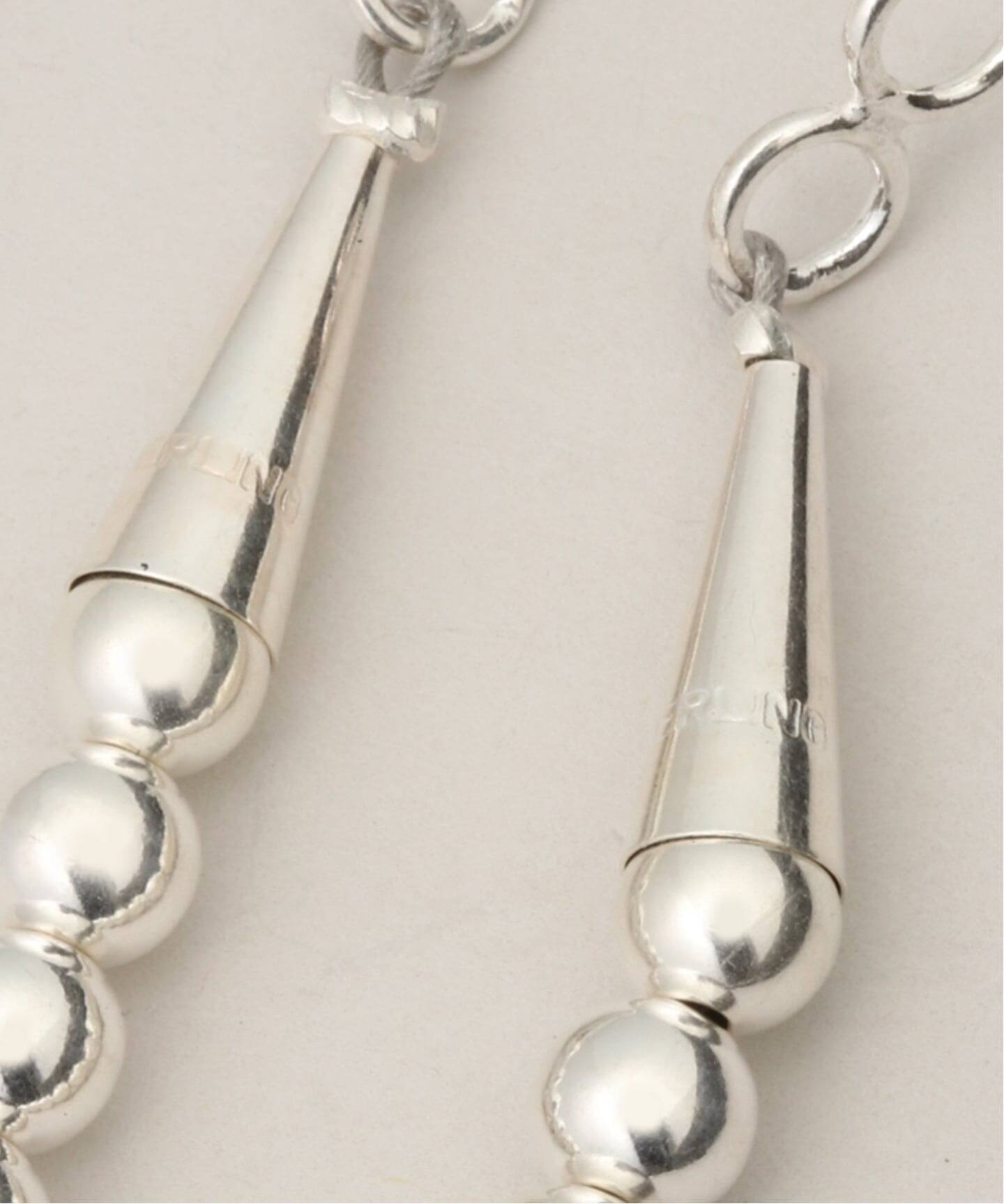 INDIAN JEWELRY 5mm シャイニービーズネックレス44インチ3