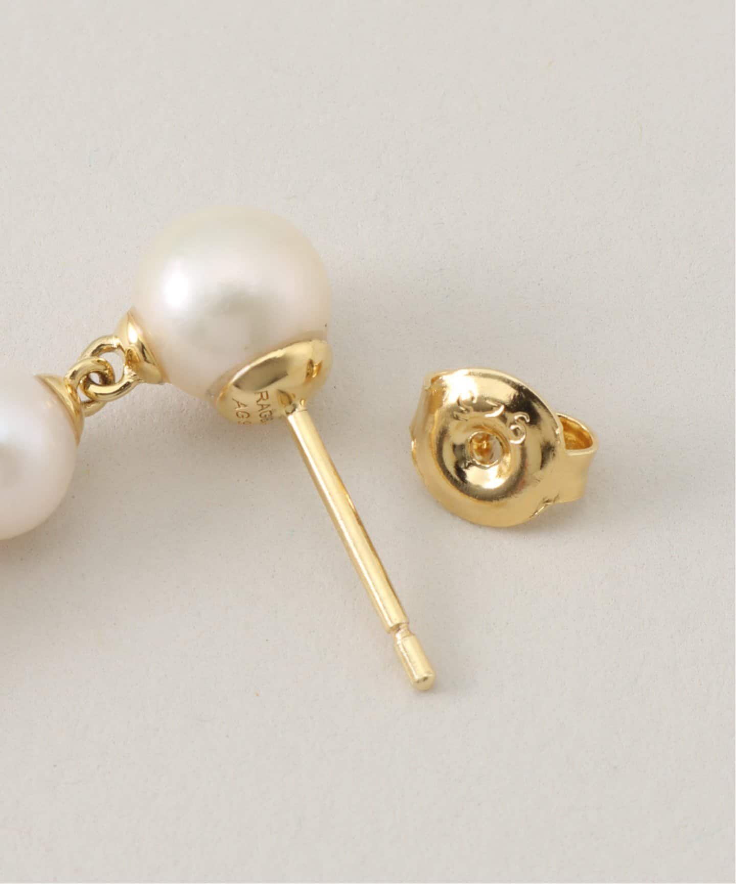 RAGBAG ラグバッグ Olga Pearl ピアス ゴールド パール RAGBAG ラグバッグ Olga Pearl ピアス ゴールド パール – CALIDA