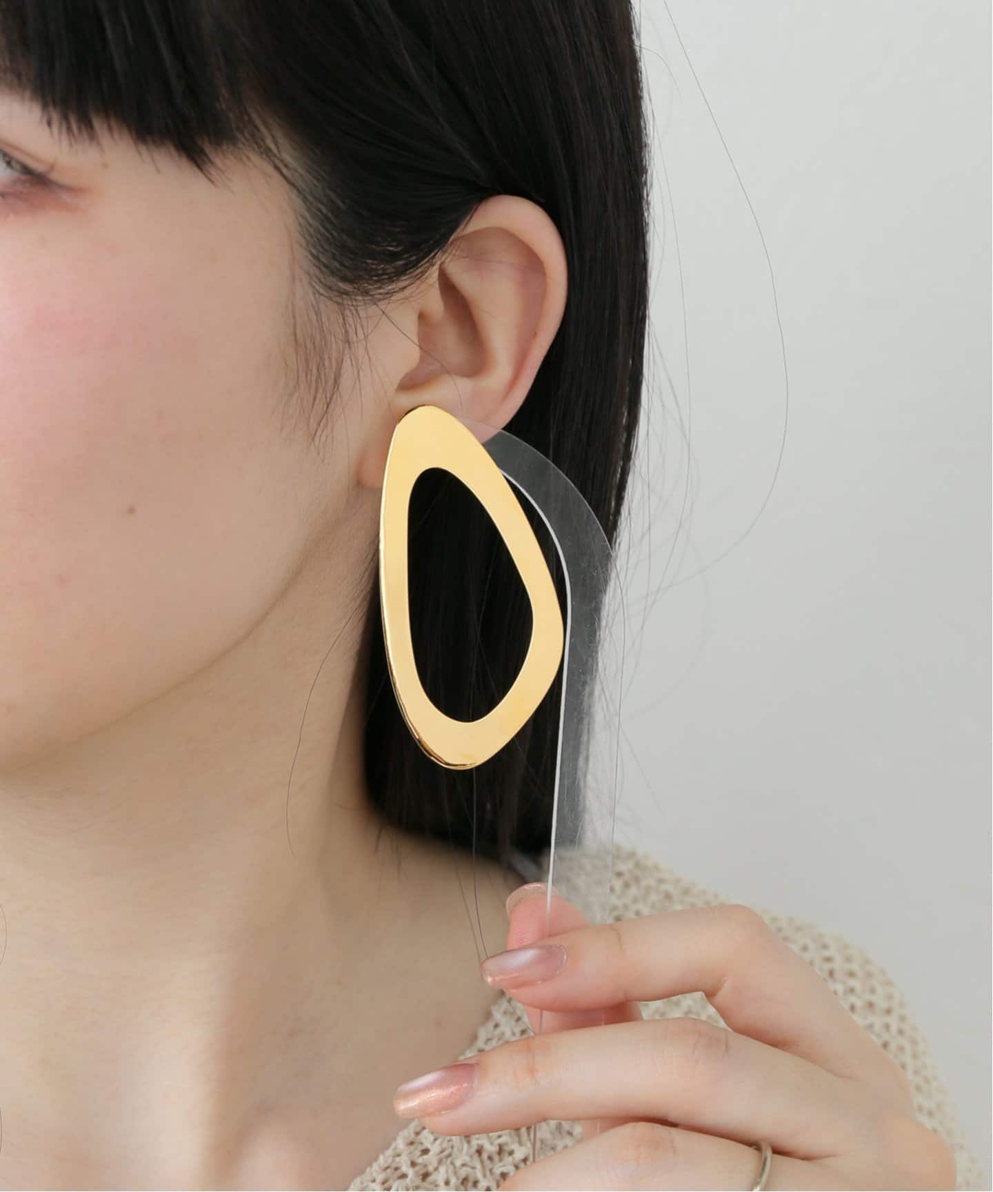 noshi/ノシ プレートオーバルピアス（ピアス（両耳用））｜NOBLE