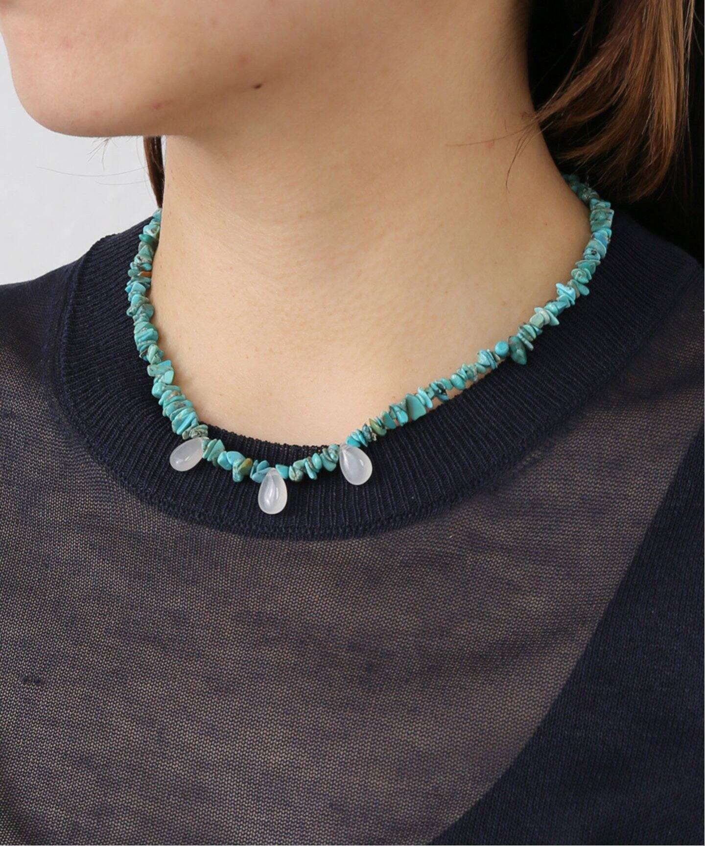 【TATIANA】Blue Radiance Necklace NZ2454〜ネックレス★韓国発 MUSINSA | TATIANA (Silver 925) Blue Radiance Necklace NZ2454