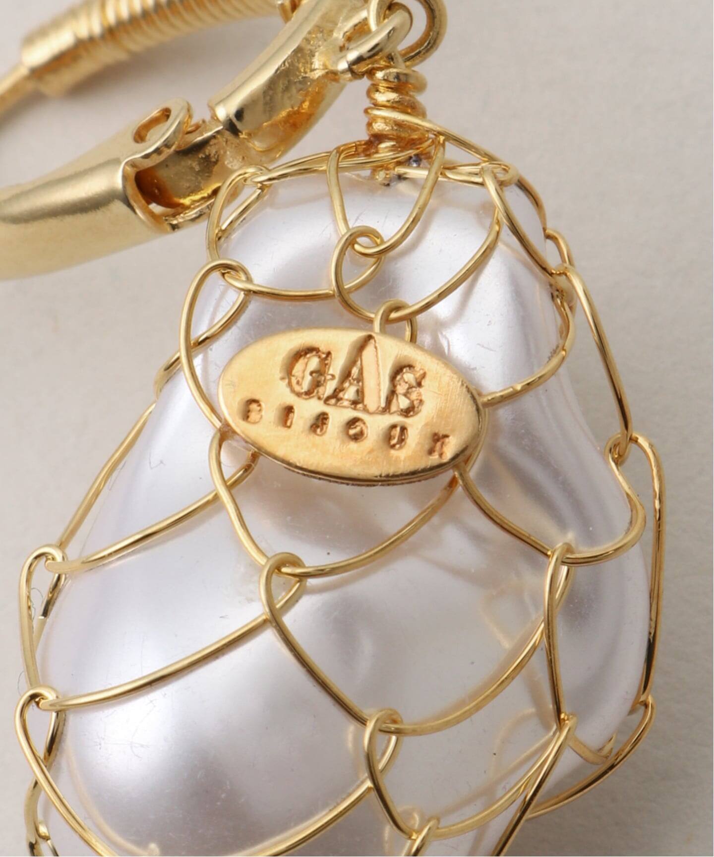 Gas Bijoux/ガス ビジュー アミパールピアス（ピアス（両耳用