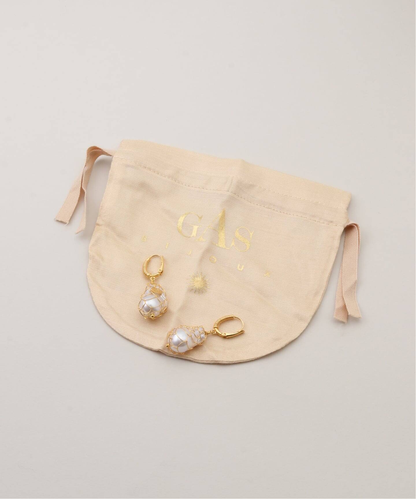 Gas Bijoux/ガス ビジュー アミパールピアス（ピアス（両耳用