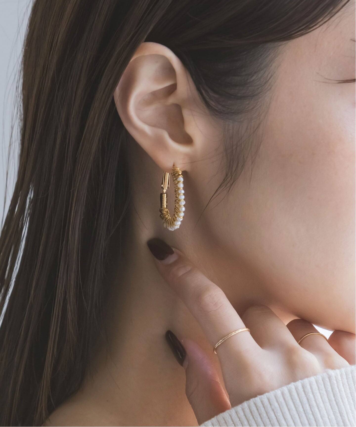美品】 ガスビジュー ピアス フランス 一点物デザイン