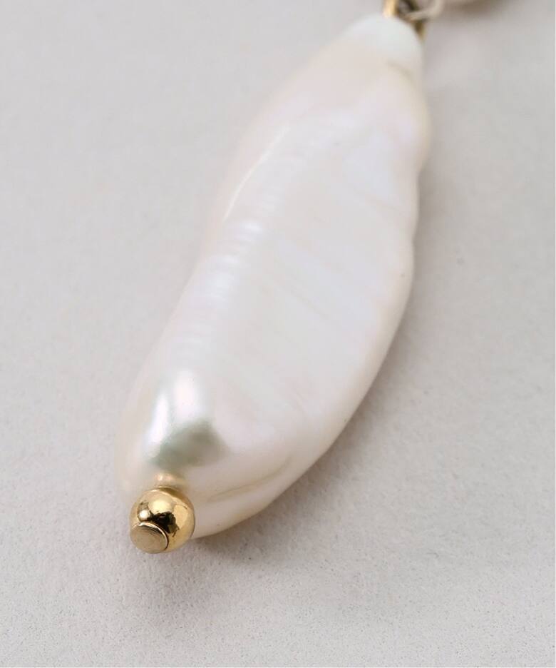 MIHOKO SAKAI/ミホコサカイ フェザーパールピアス（ピアス（両耳用 