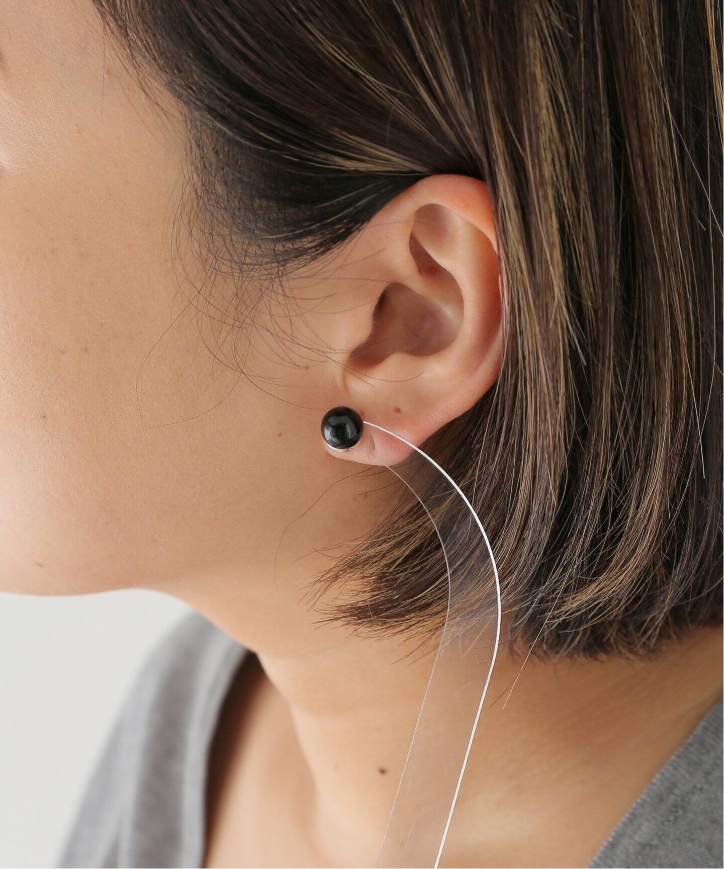 in mood/インムード ONYX BALL pierce（ピアス（両耳用））｜NOBLE