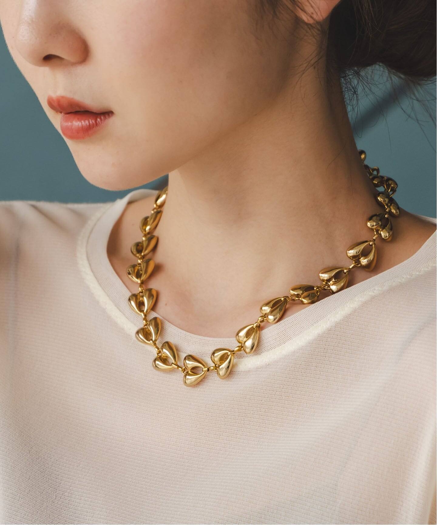 in mood/インムード HEART LINK NECKLACE（ネックレス）｜NOBLE 