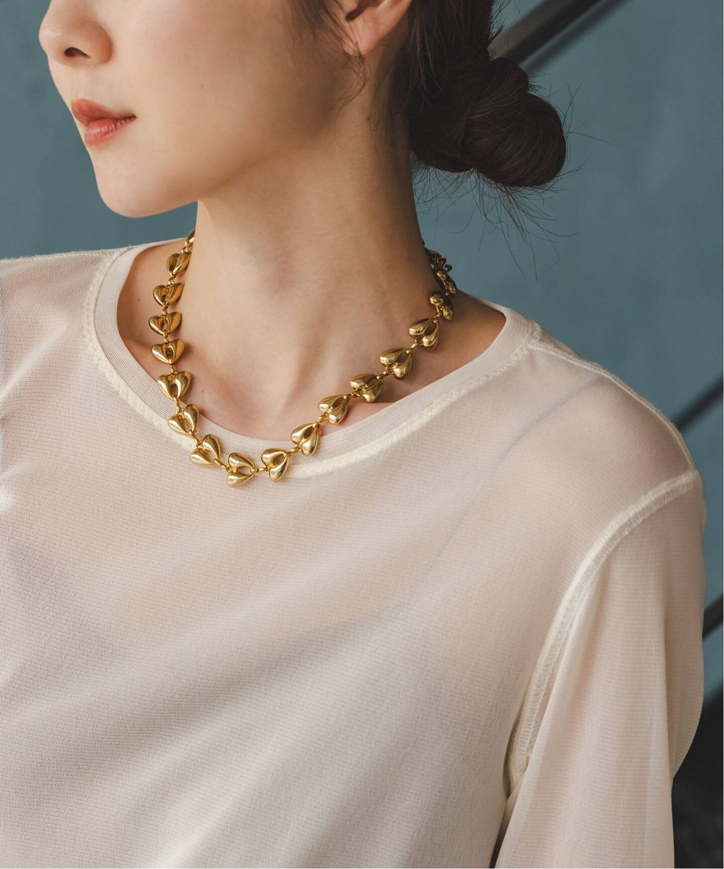 in mood/インムード HEART LINK NECKLACE（ネックレス）｜NOBLE 
