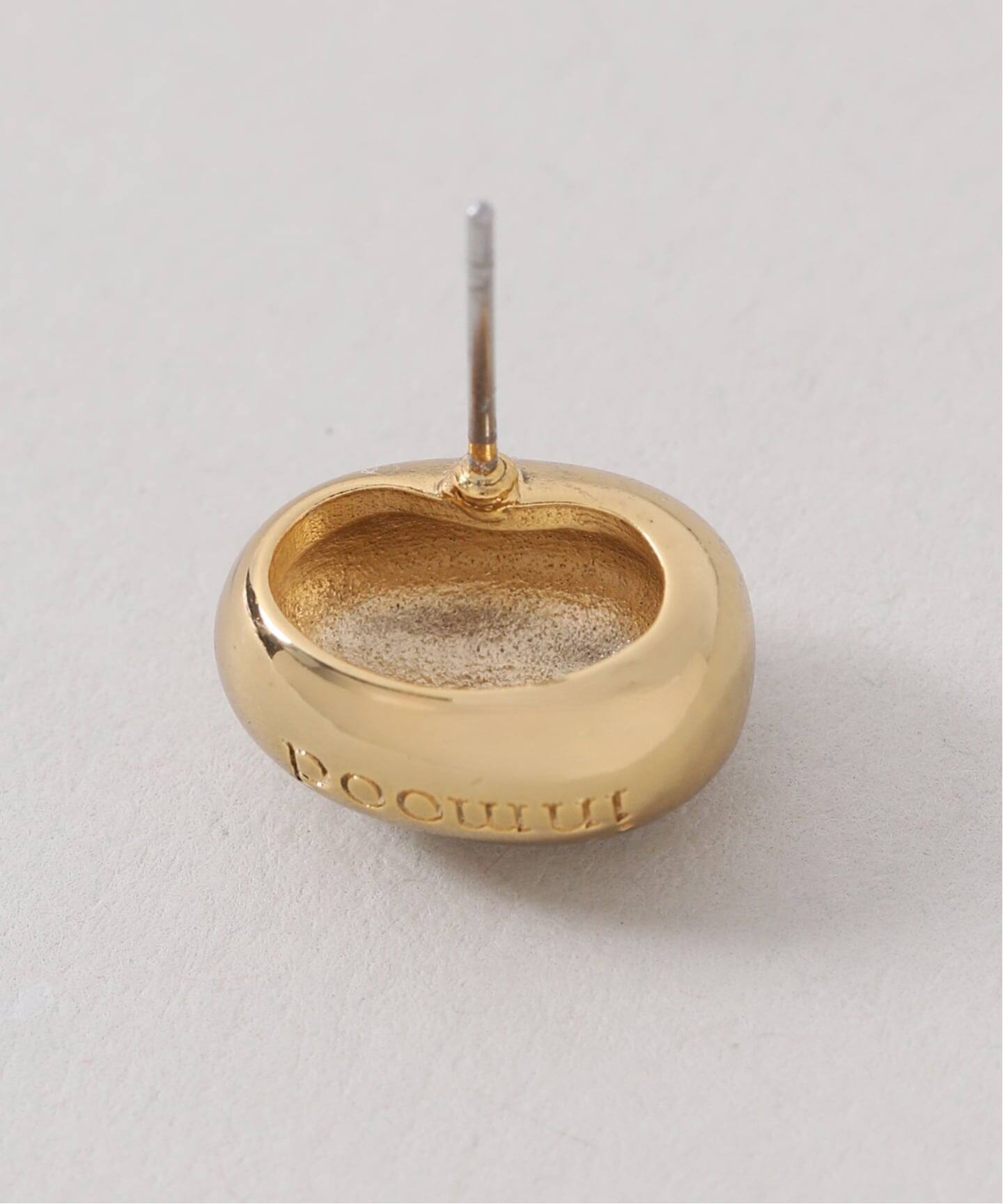 in mood/インムード STONE MOON BACK pierce(ゴールド)（ピアス（両耳