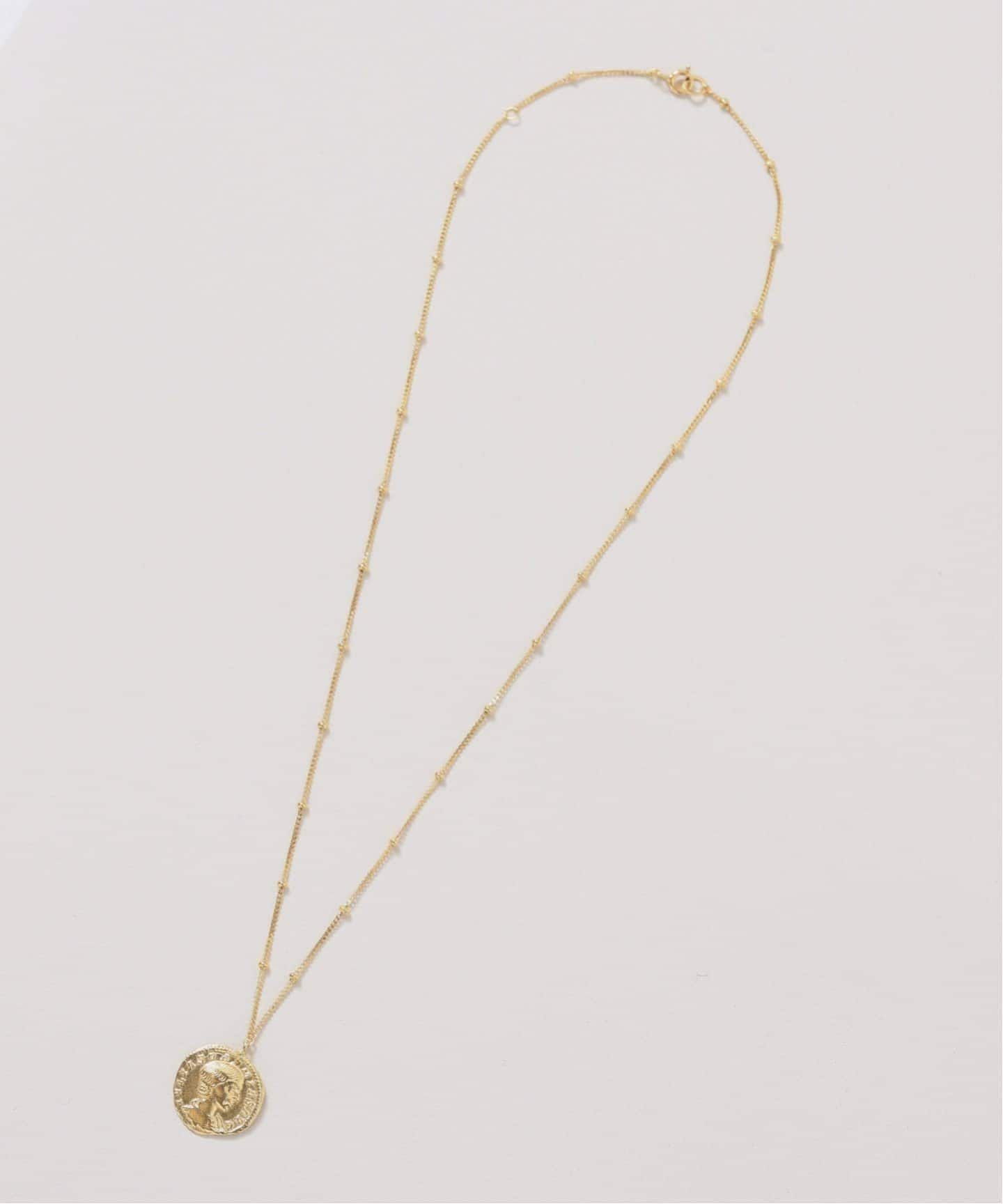 ♡MARIHA風♡ゴールドコインペンダントネックレス47cm MARIHA(マリハ)コインネックレス Ancient Memories ネックレス