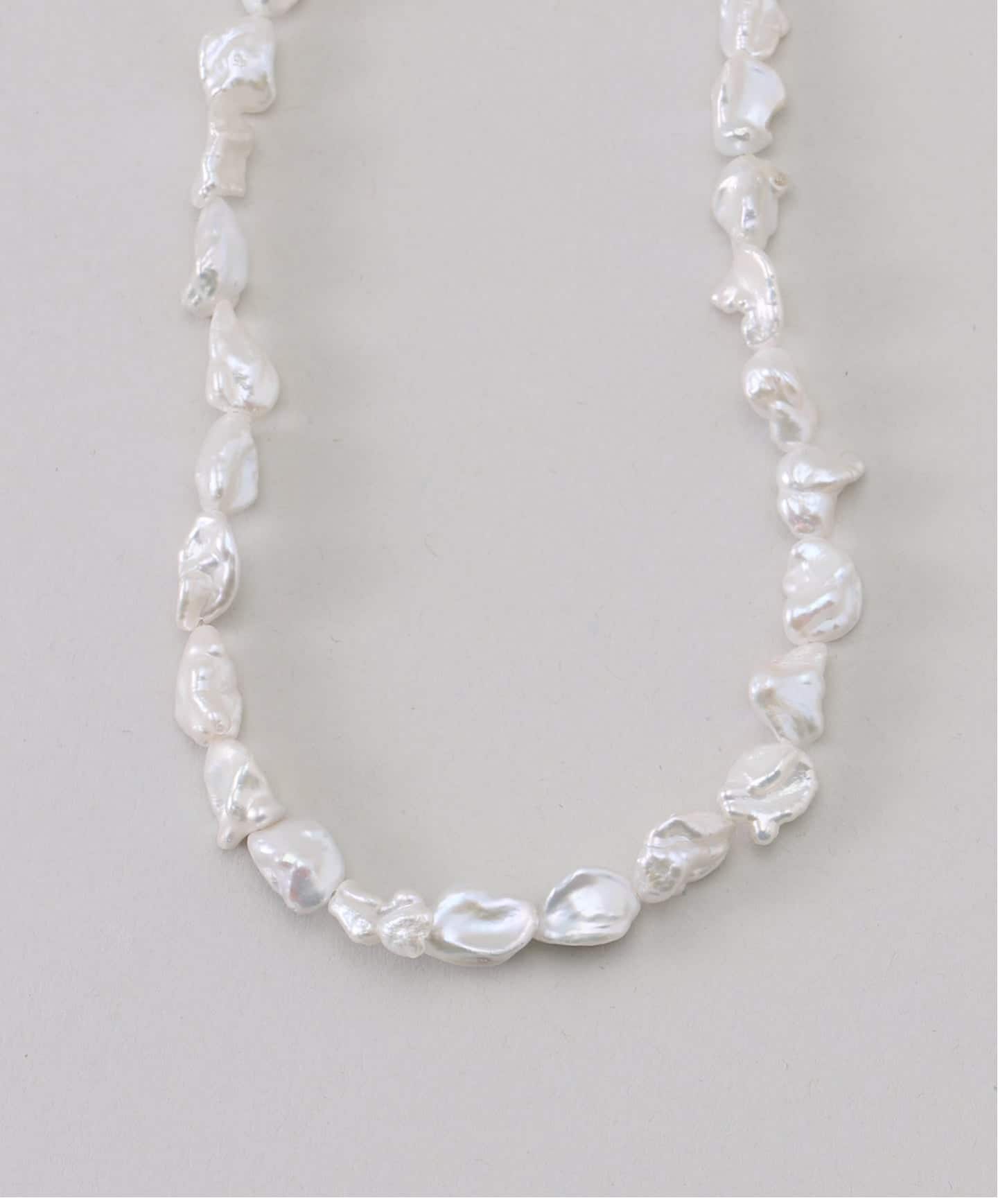 追加》MIHOKO SAKAI/ミホコサカイ ケシMパールネックレス34cm