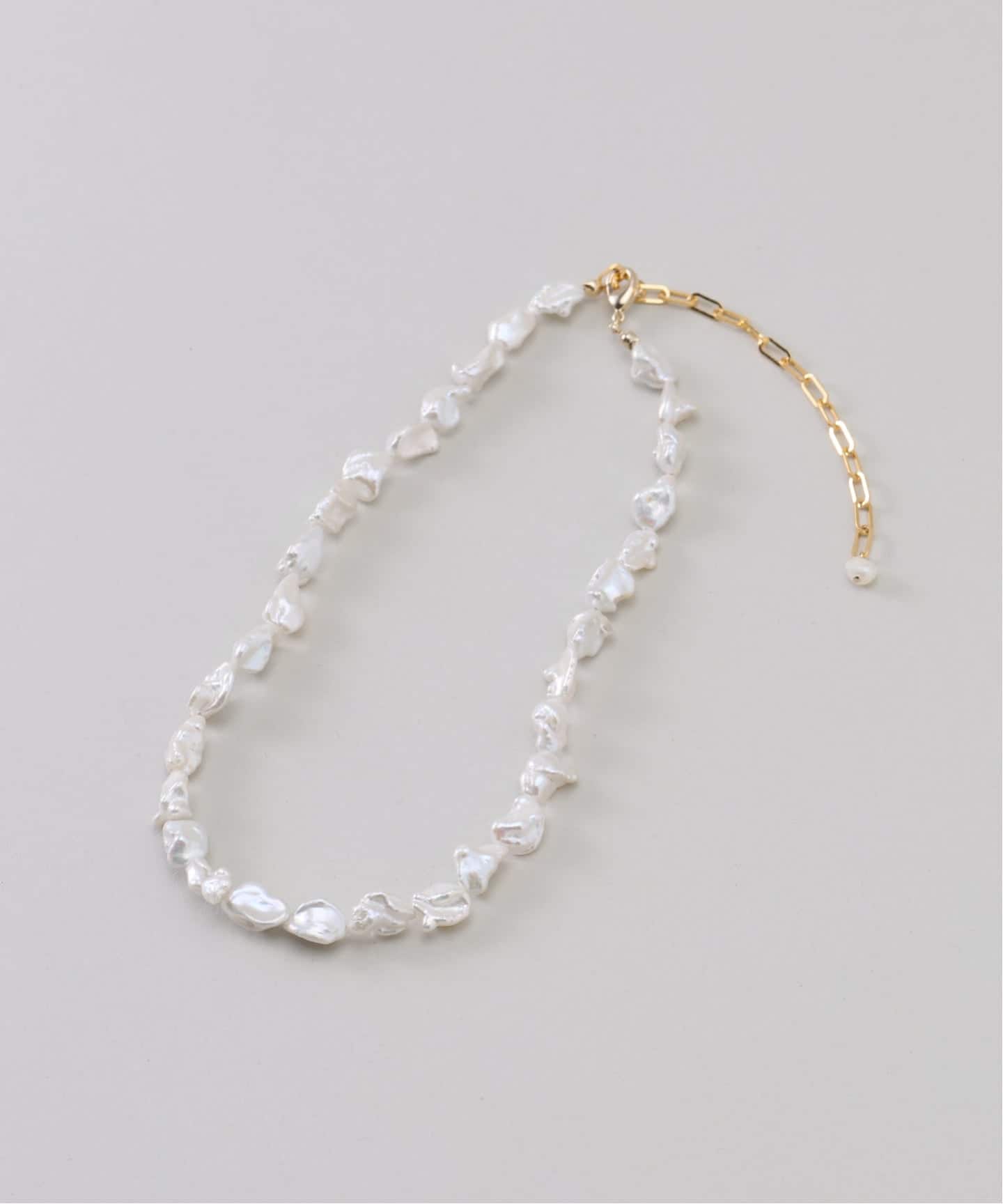 追加》MIHOKO SAKAI/ミホコサカイ ケシMパールネックレス34cm