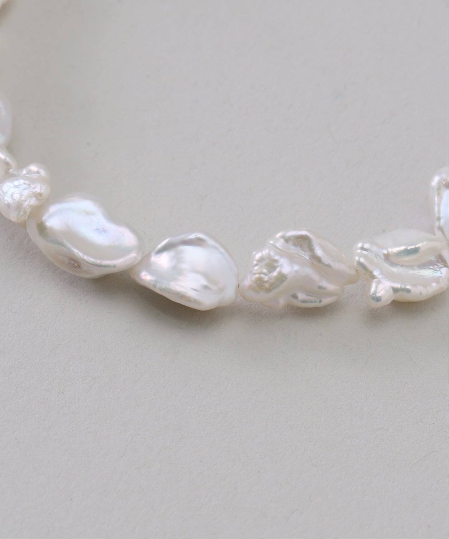 追加》MIHOKO SAKAI/ミホコサカイ ケシMパールネックレス34cm