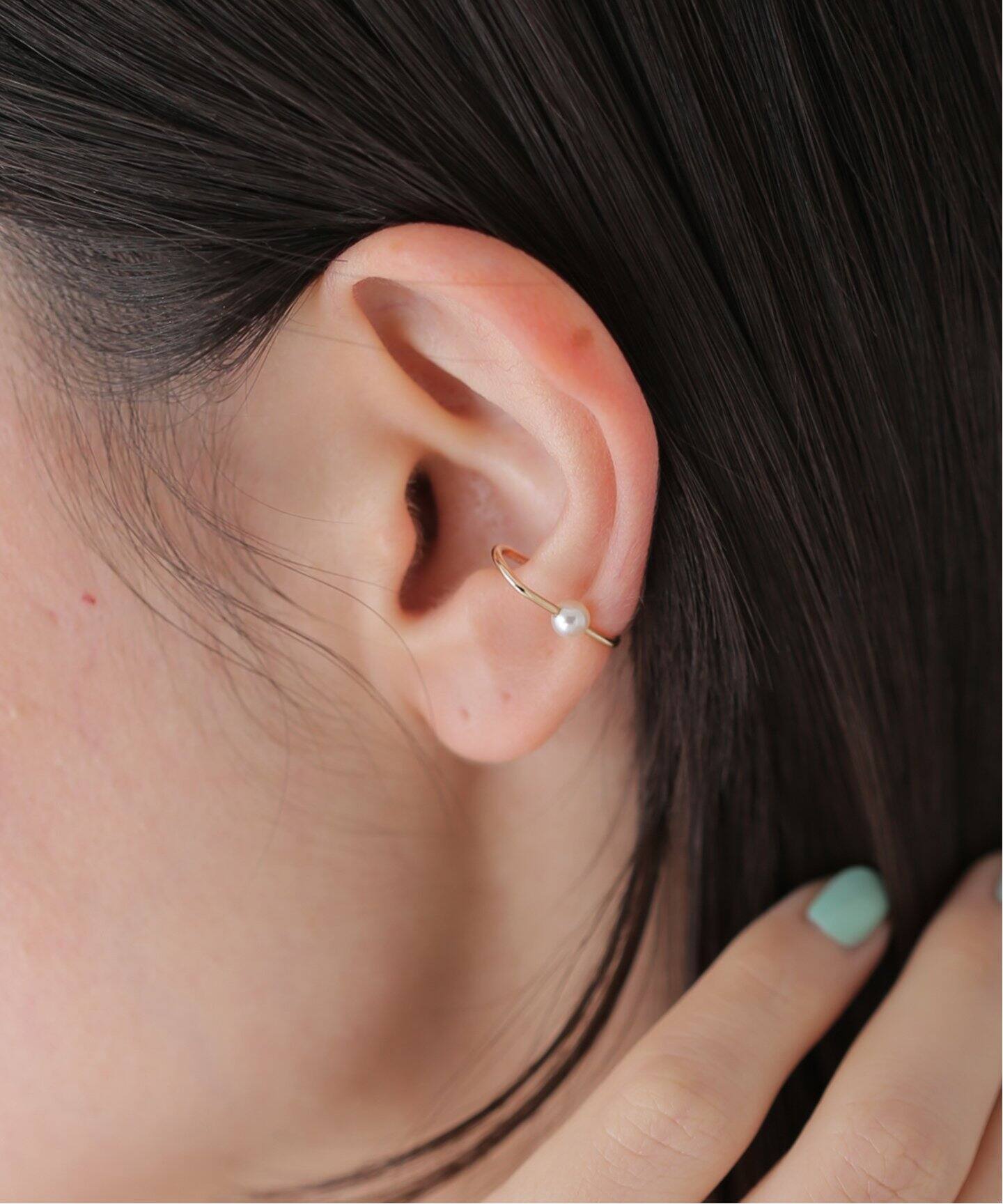 HIROTAKA/ヒロタカ Miro Pearl Oblong Ear Cuff（イヤーカフ）｜NOBLE 