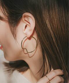 MARIA BLACK/マリアブラック Copenhagen 35 Hoop(片耳)（ピアス（片耳 