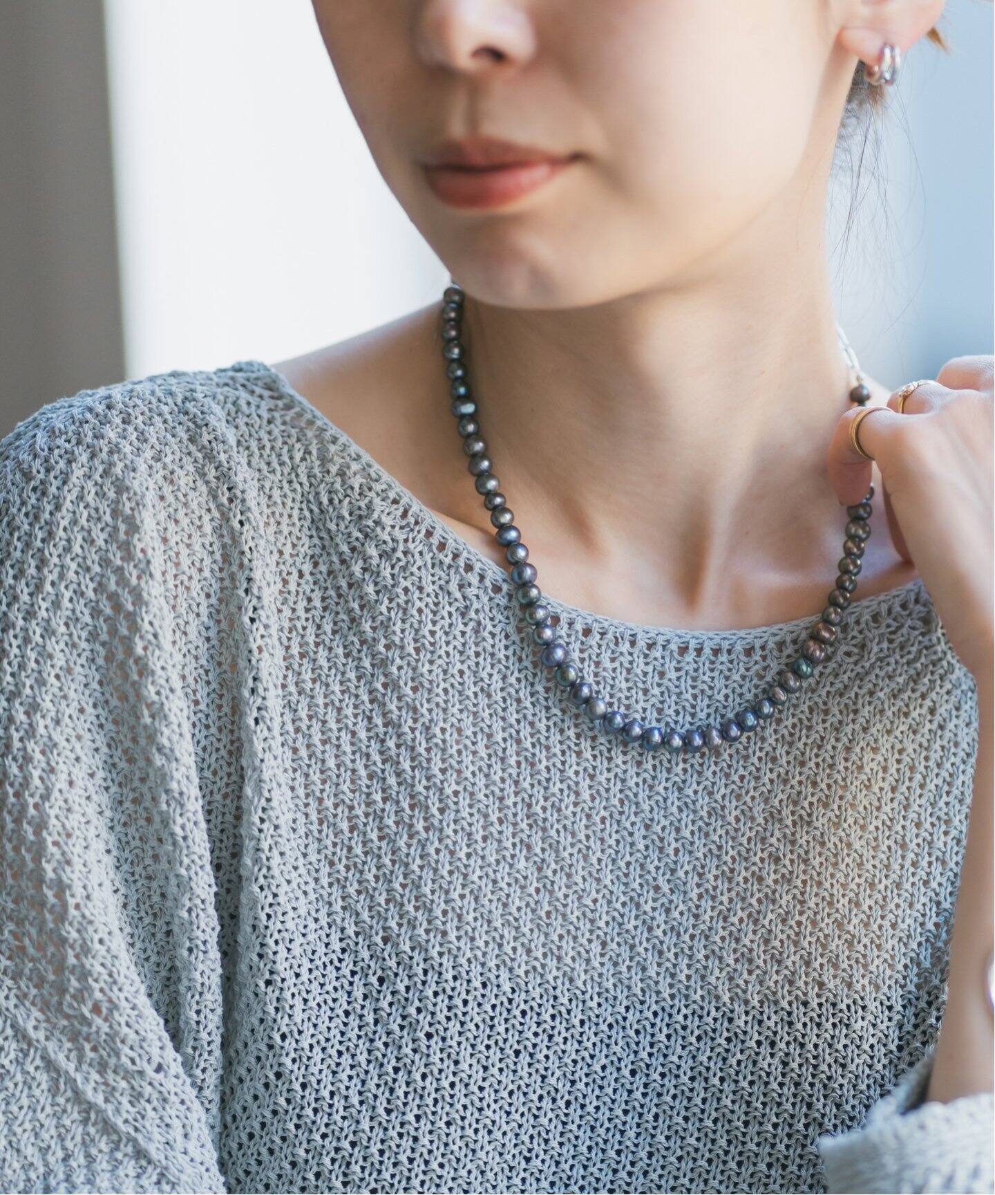 WEB限定追加》NOBLE別注MIHOKO SAKAI/ミホコサカイ Sパールネックレス 