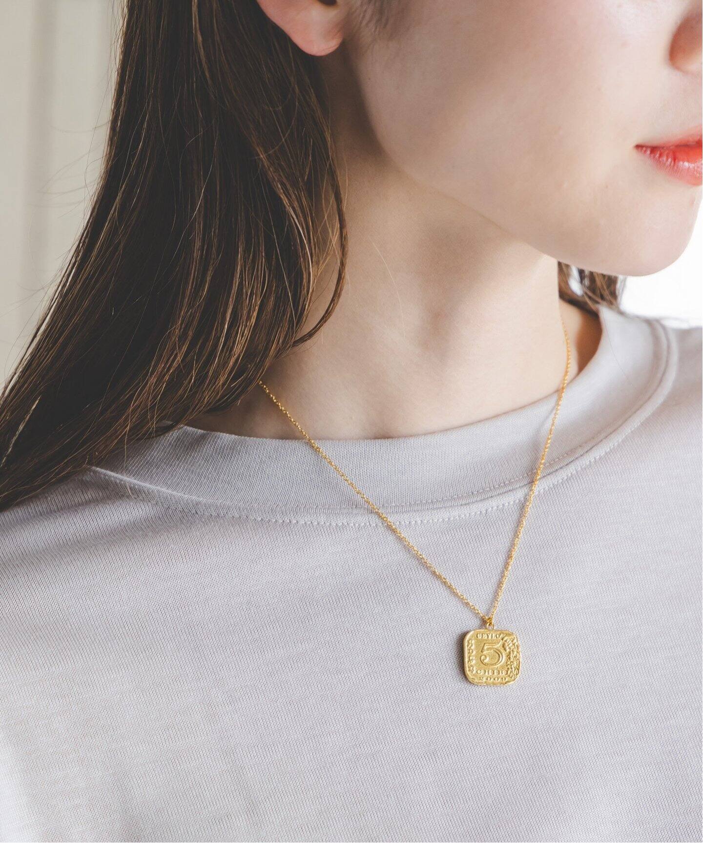 chibi jewels/チビジュエルズ Ceylon Coin Necklace（ネックレス 