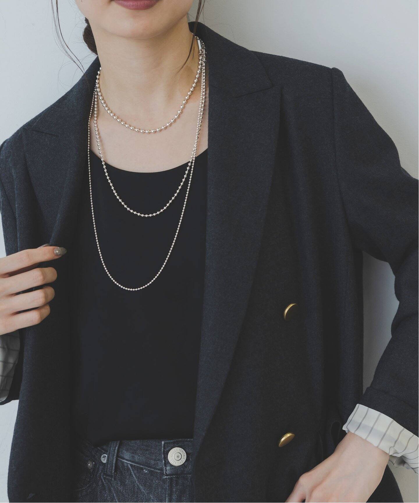追加4》in mood/インムード MULTIBALL CHAIN-necklace（ネックレス 
