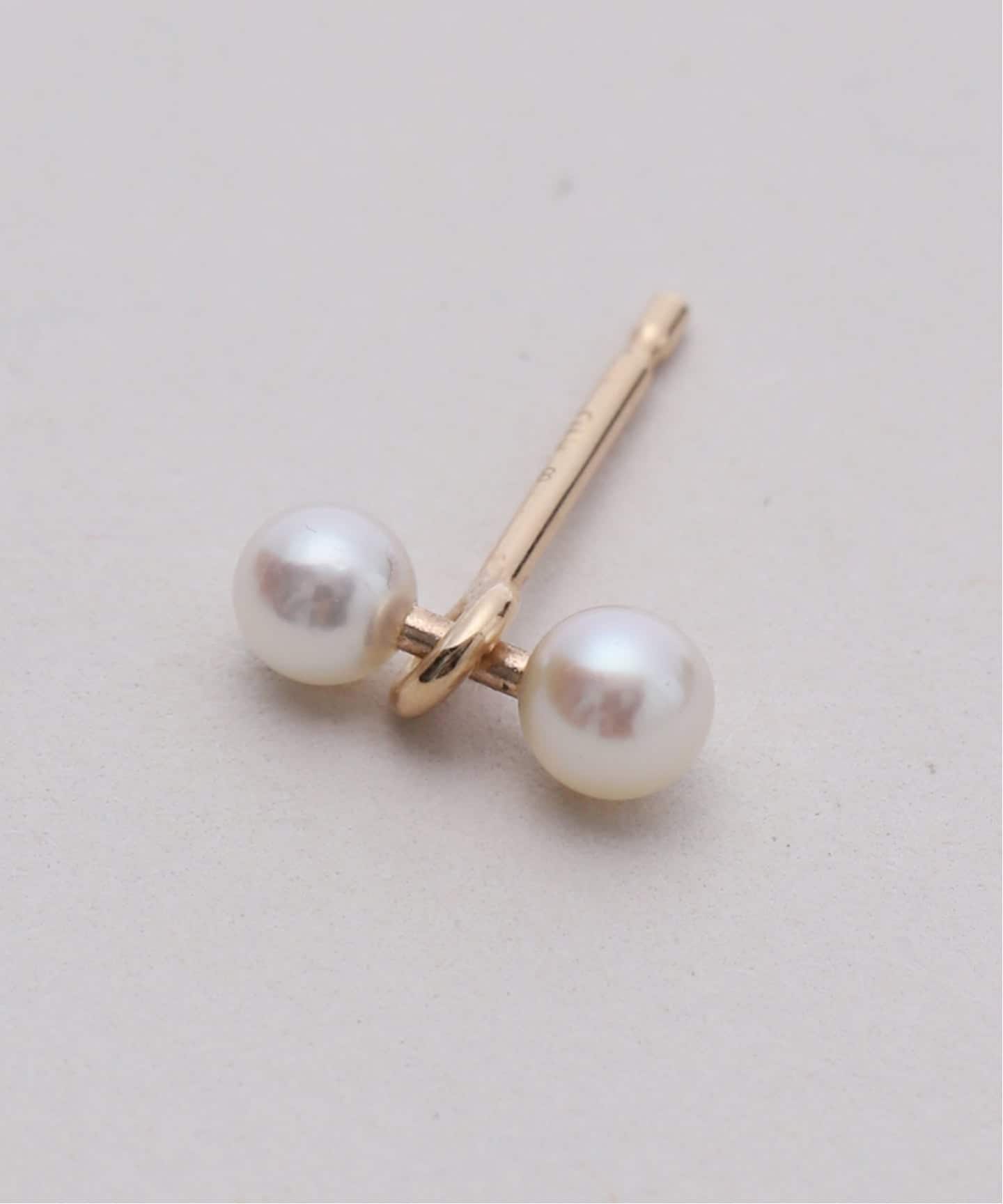 hirotaka 片耳 akoya pearl ピアス Hirotaka/ヒロタカ HONEY ANT Diamond akoya pearl（ピアス（片耳用