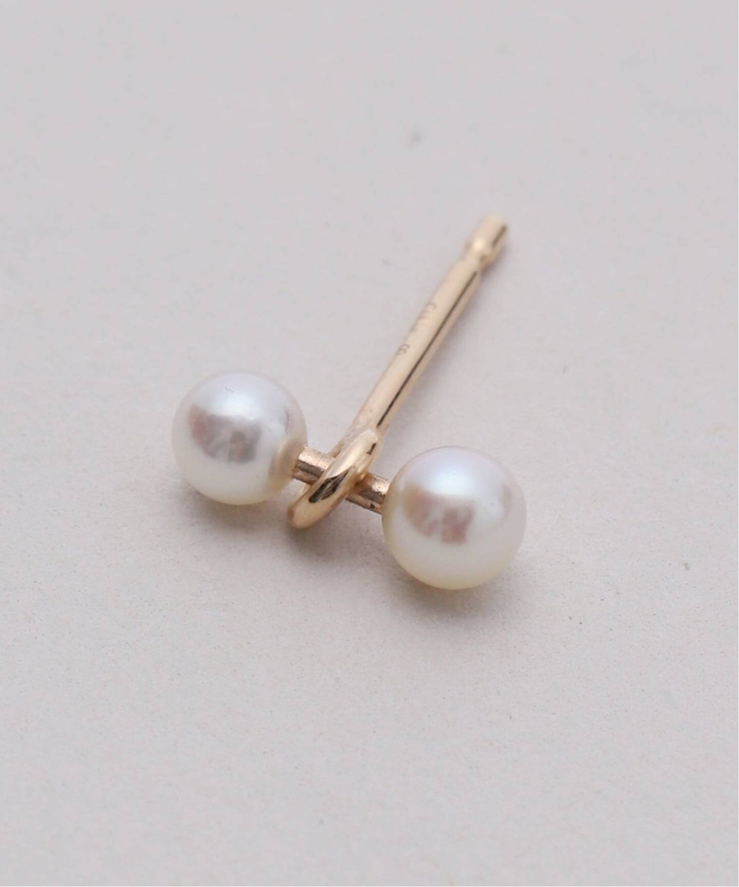 Hirotaka/ヒロタカ HONEY ANT Diamond akoya pearl（ピアス（片耳用 