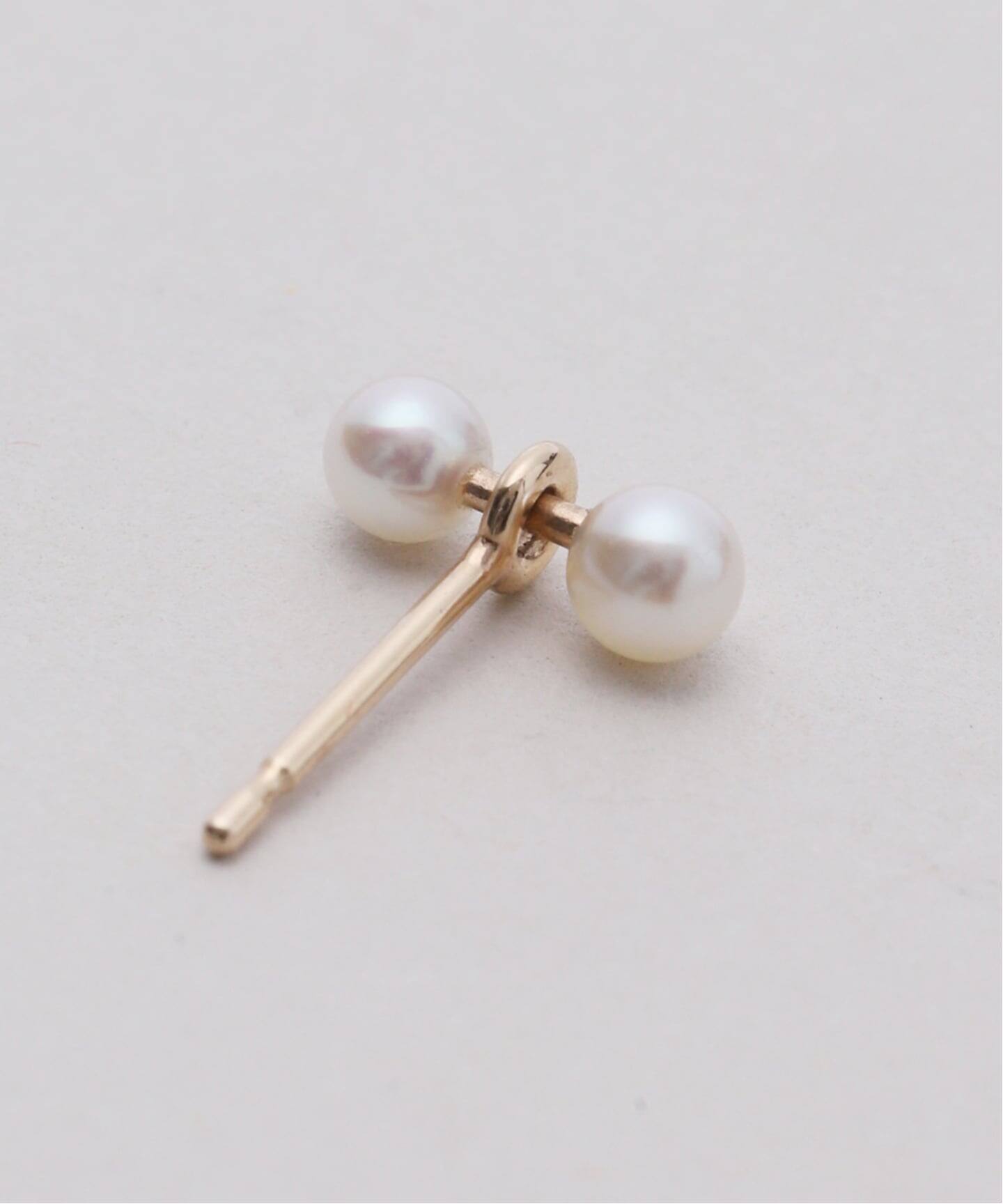 Hirotaka/ヒロタカ HONEY ANT Diamond akoya pearl（ピアス（片耳用