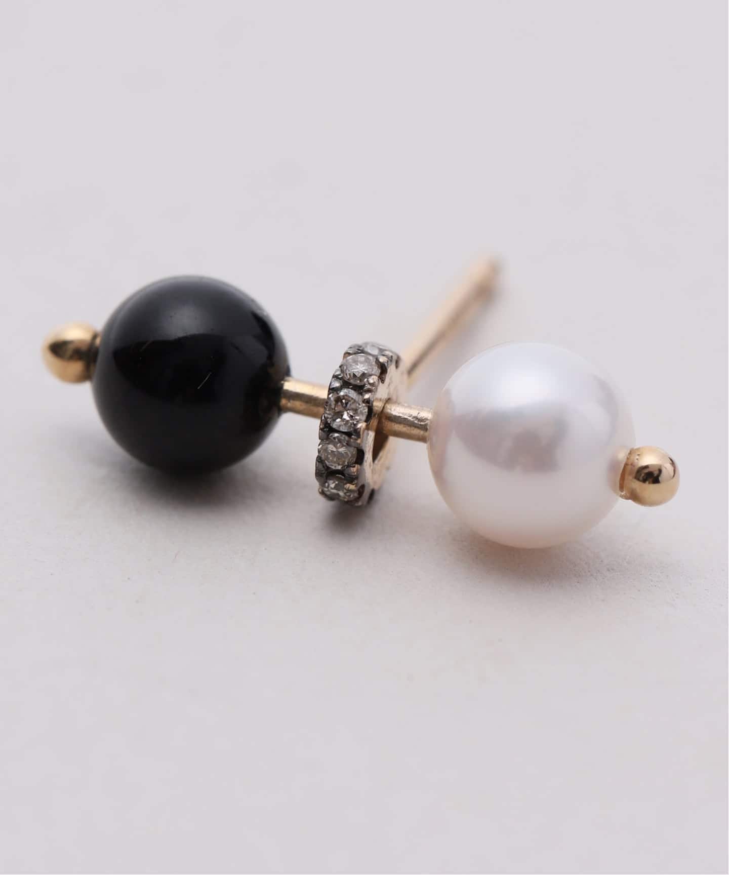 Hirotaka/ヒロタカ HONEY ANT Diamond akoya pearl（ピアス（片耳用