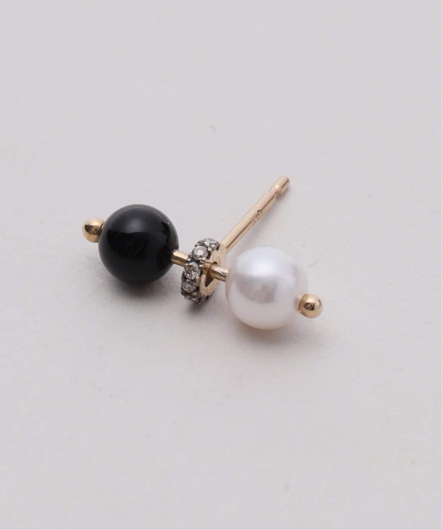 Hirotaka/ヒロタカ HONEY ANT Diamond akoya pearl（ピアス（片耳用