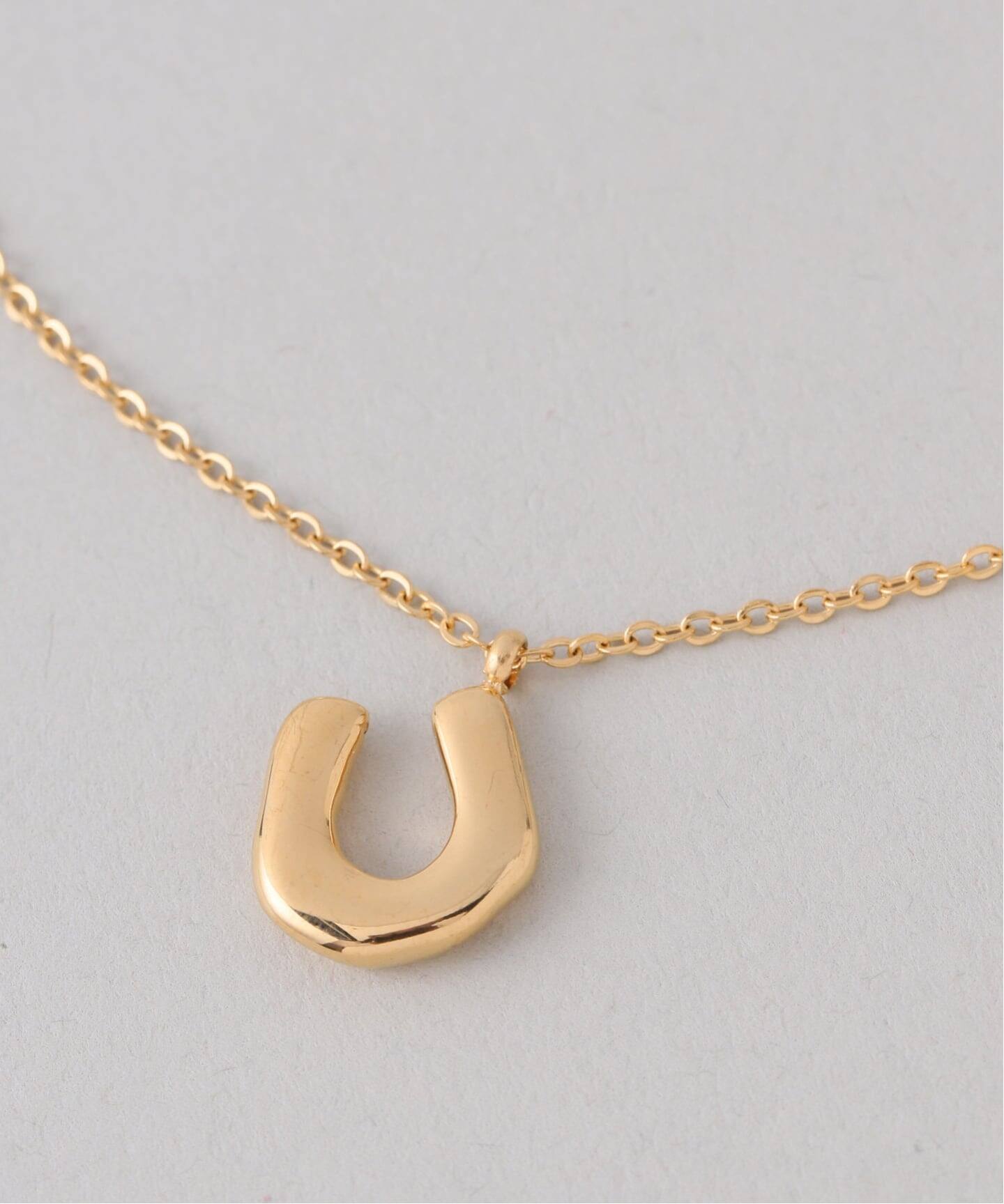 PETIT MOMENTS/プティモーメント Horse Shoe Charm Necklace