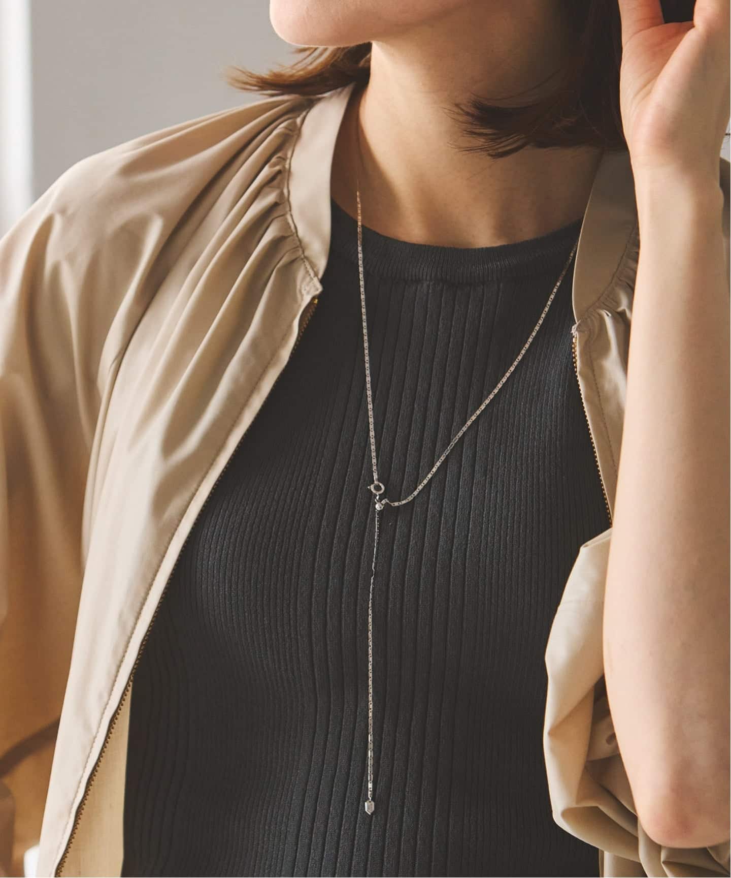 追加》MARIA BLACK/マリア ブラック Karen Necklace(シルバー)9