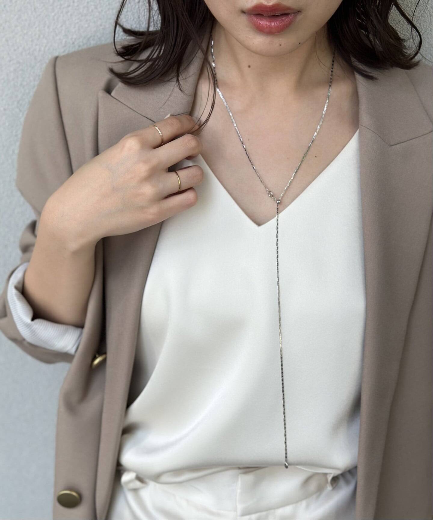 追加》MARIA BLACK/マリア ブラック Karen Necklace(シルバー)9