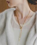 《NOBLE別注・追加予約》in mood/インムード ミドルMIXチェーンネックレス