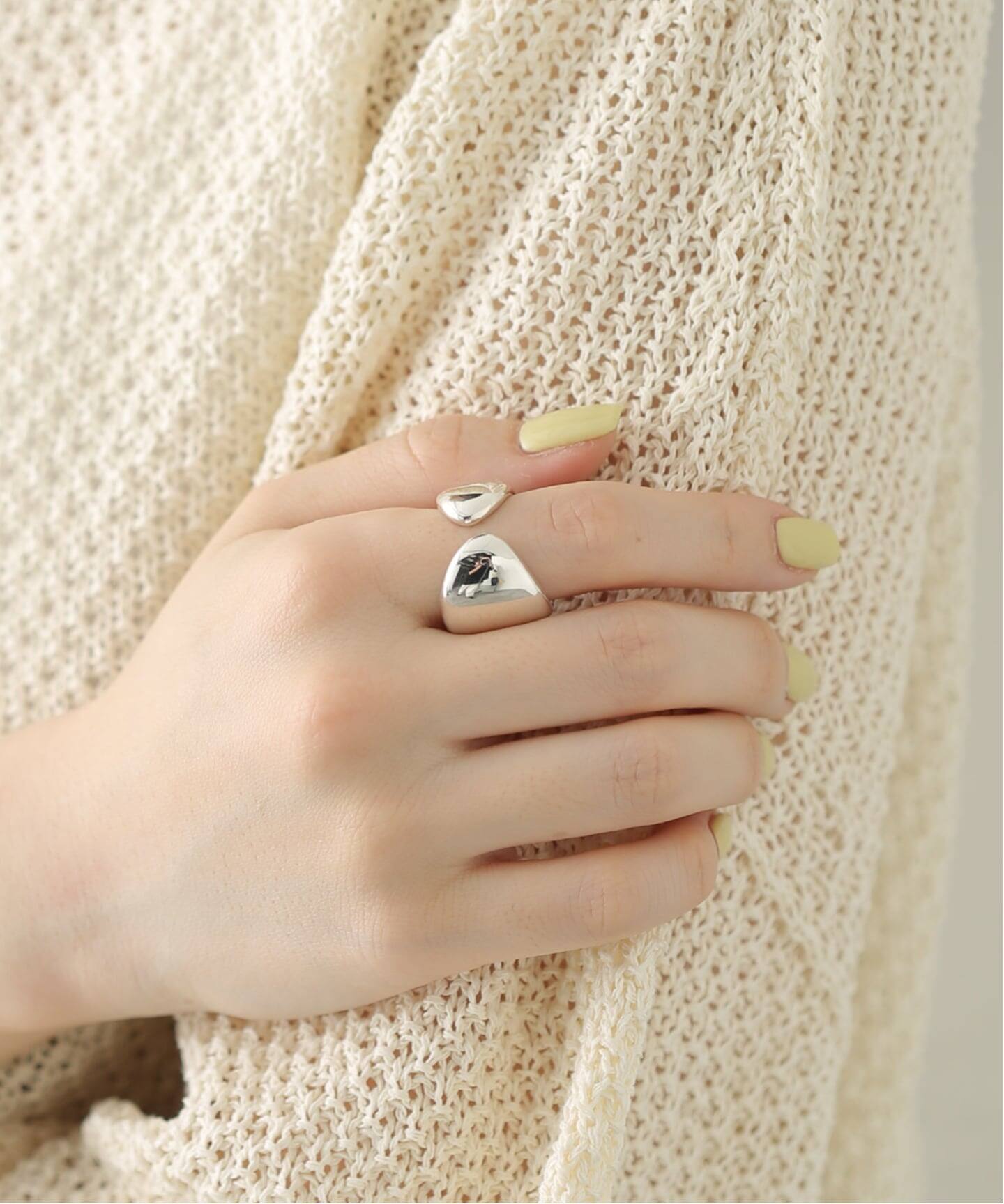 ASAMI FUJIKAWA/ アサミフジカワ Scarf Thick Ring（リング）｜NOBLE