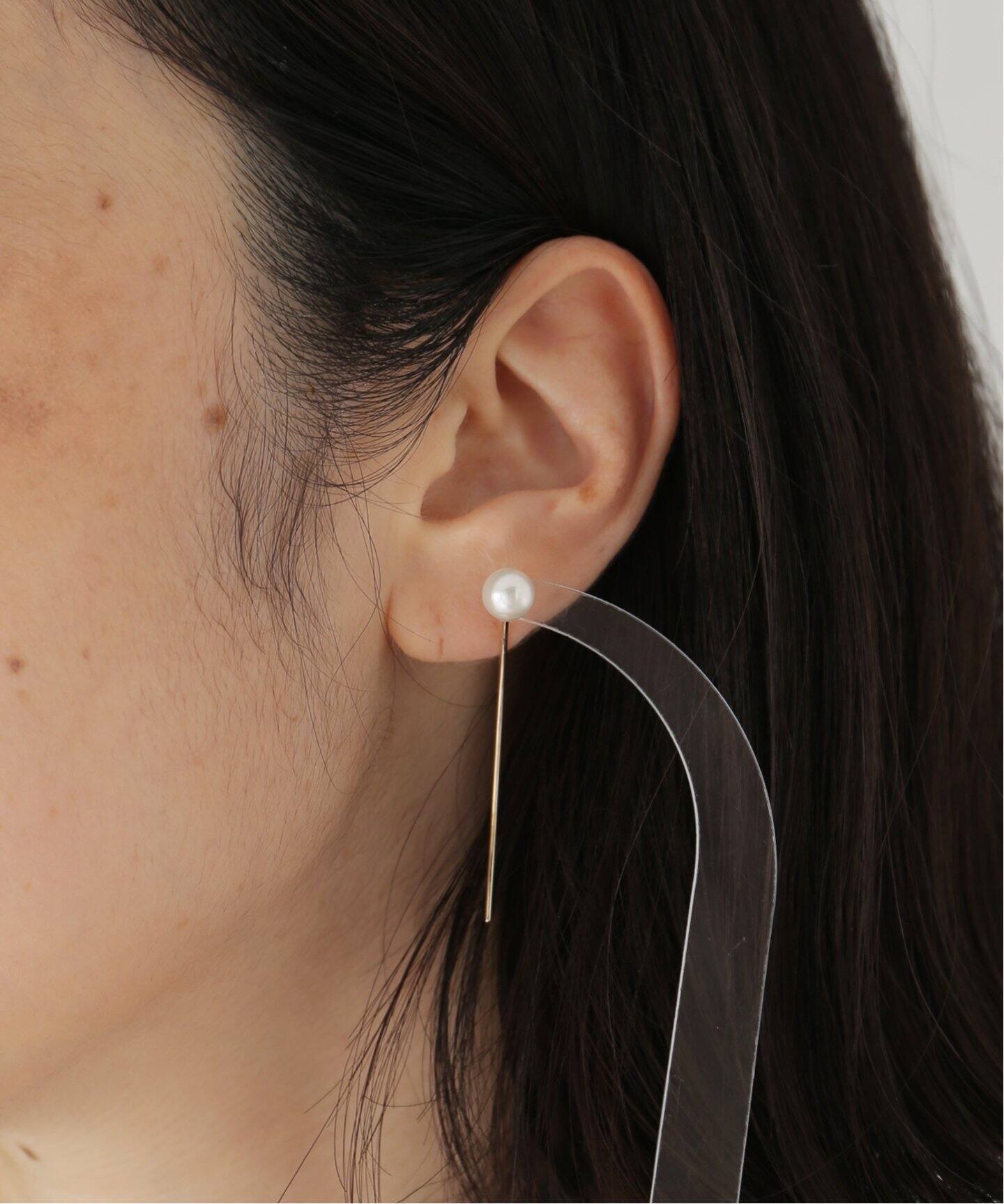Hirotaka/ヒロタカ Pearl Arrow Earring（ピアス（片耳用））｜NOBLE  