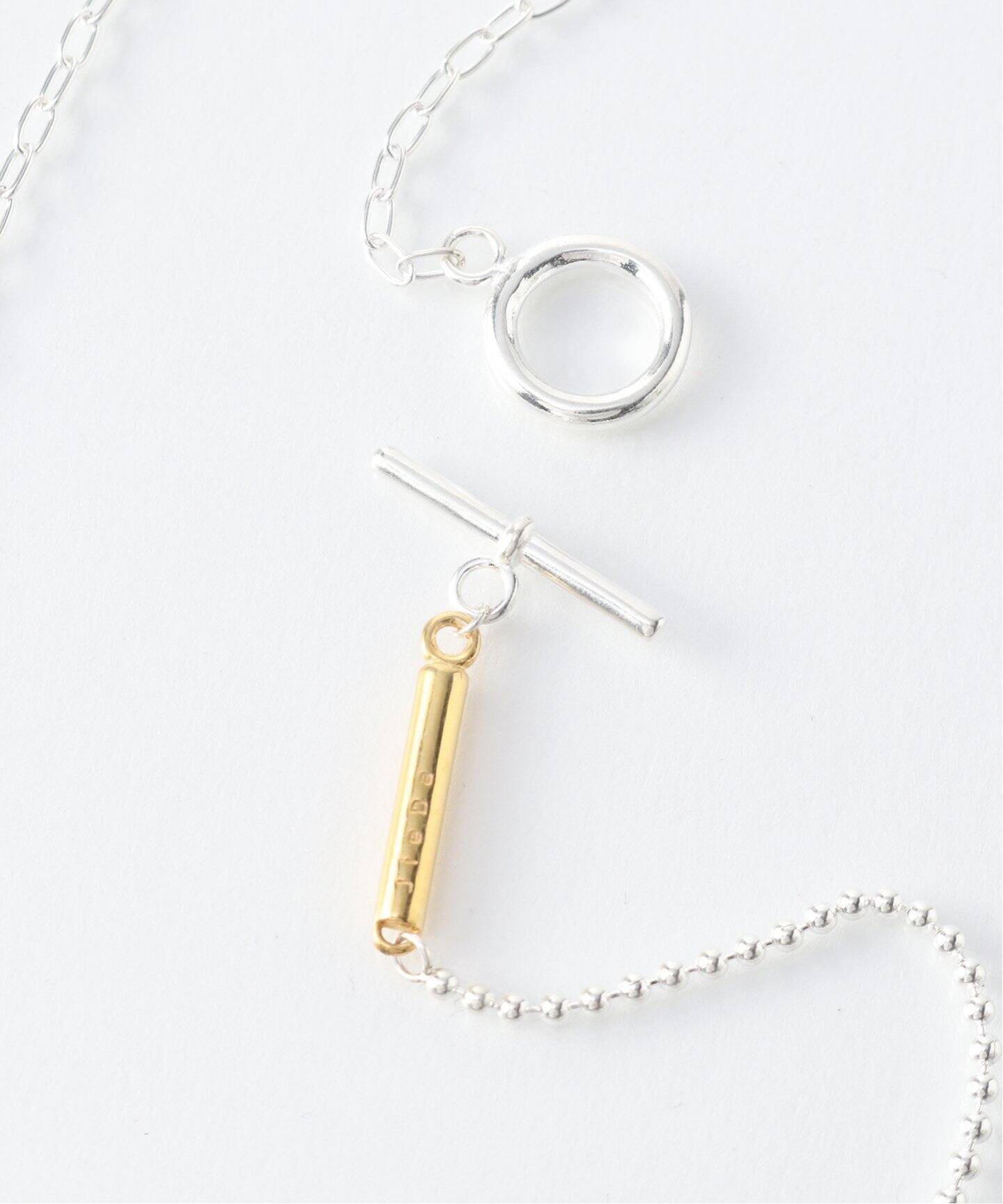 JIEDA / ジエダ】925 SILVER BALL SWITCHING NECKLACE（ネックレス 