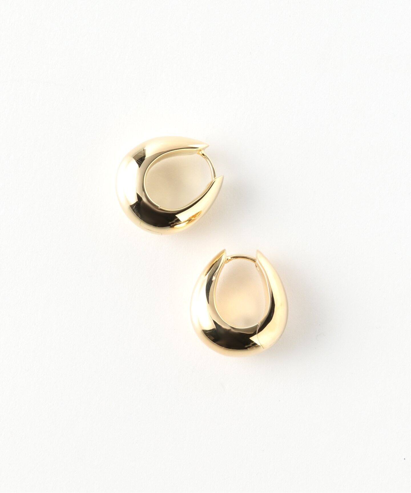 TOMWOOD / トムウッド】ICE HOOPS MEDIUM GOLD-OS（ピアス（両耳用 
