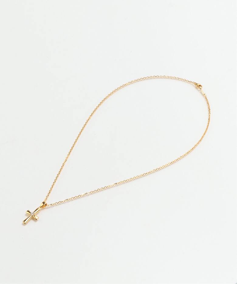 SHRINE / シュライン CROSS NECKLACE GOLD SNL01-02（ネックレス 