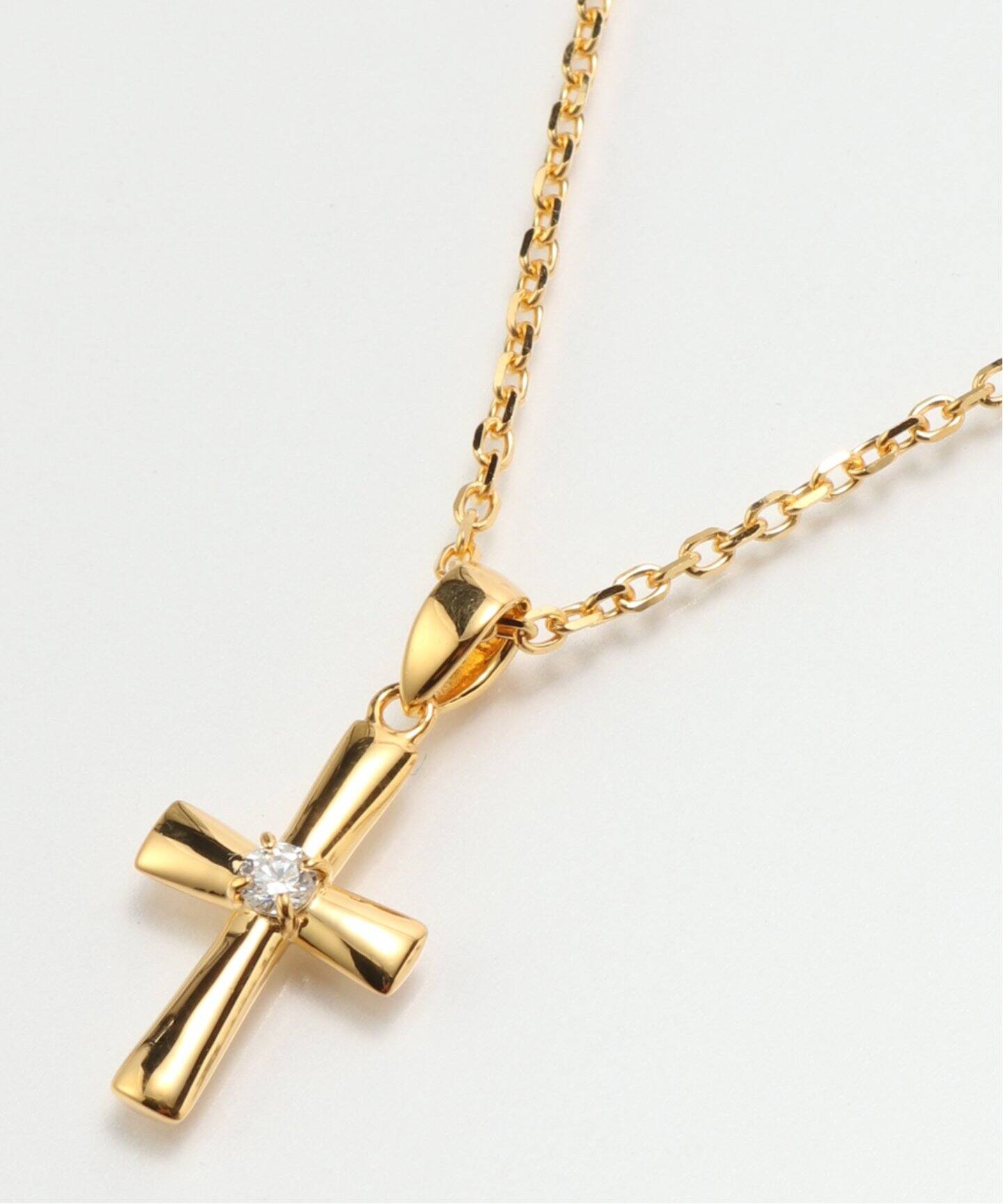 SHRINE / シュライン CROSS NECKLACE GOLD SNL01-02（ネックレス 