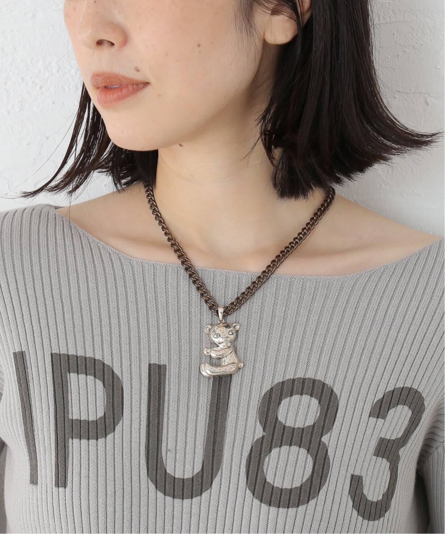 MOMENTEL / モーメンタル dot bear antique necklace（ネックレス