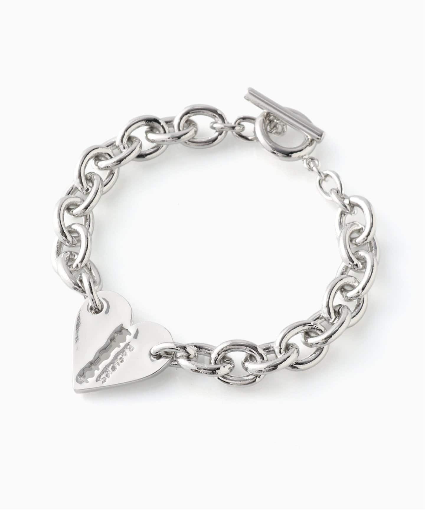 BASICKS / ベイシックス】HEART RAZOR BRACELET (MEDIUM LIN