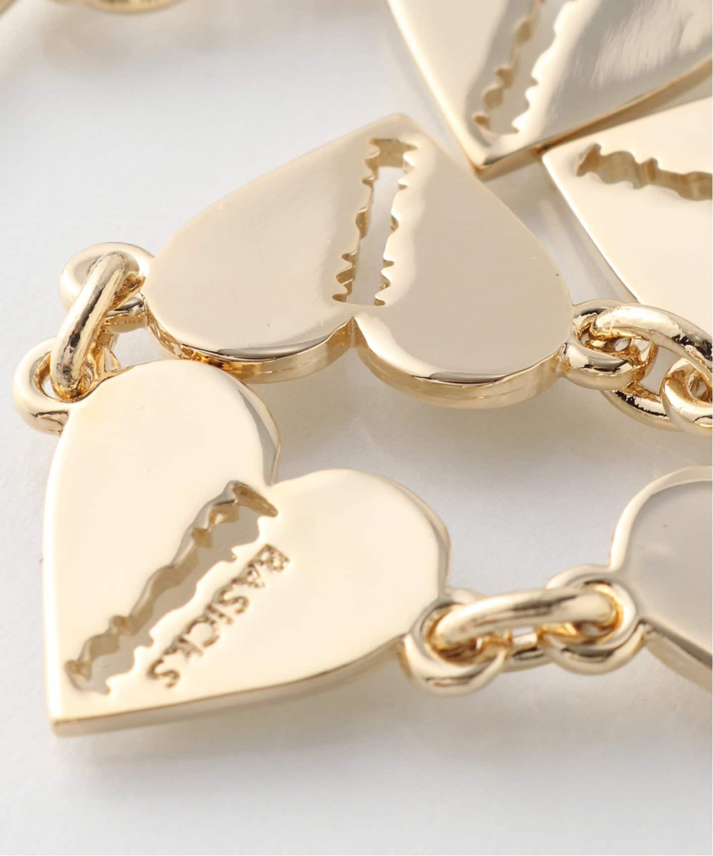 BASICKS / ベイシックス】MULTI HEART RAZOR BRACELET（ブレスレット