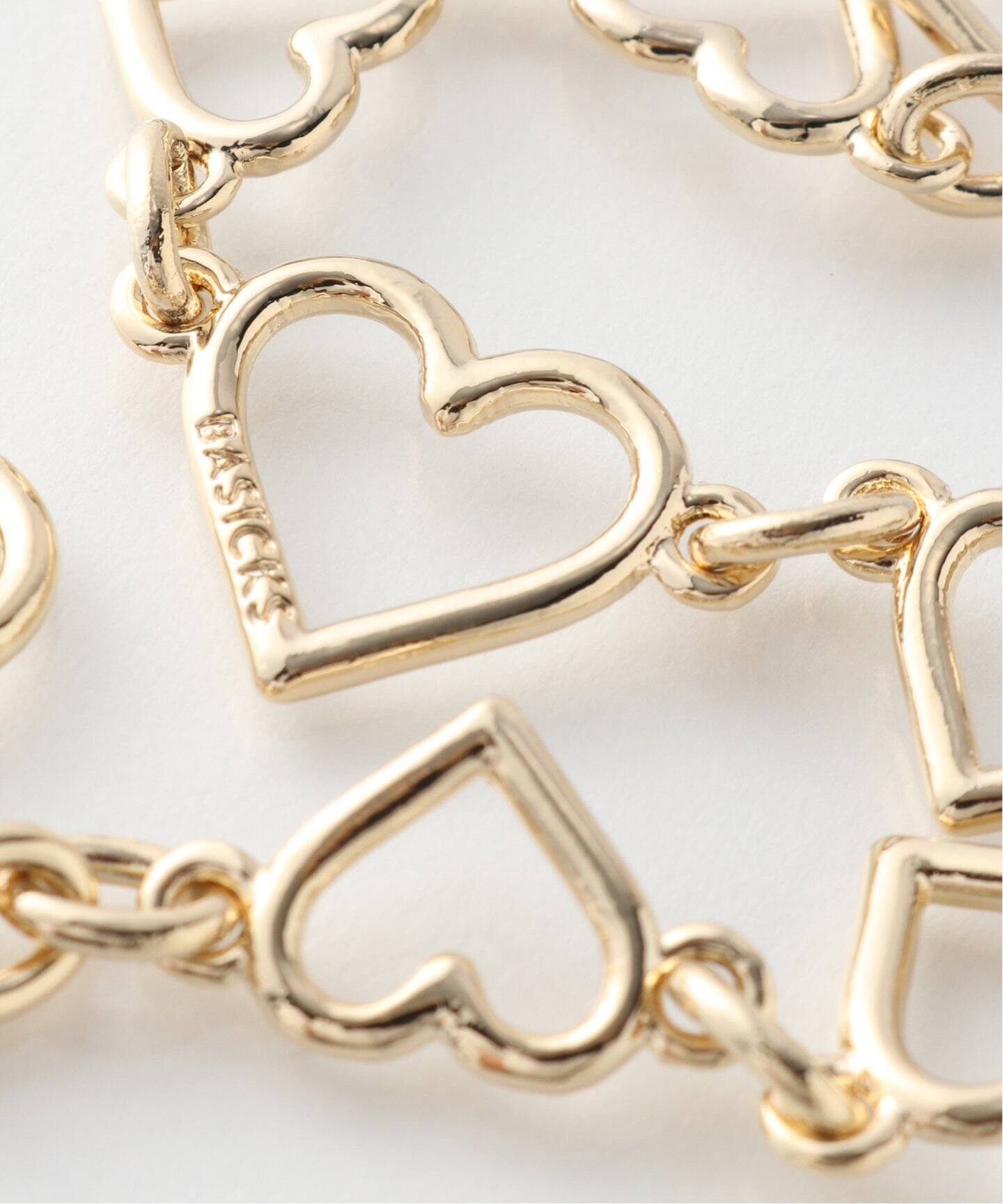BASICKS / ベイシックス】HEART SHAPED BRACELET（ブレスレット 