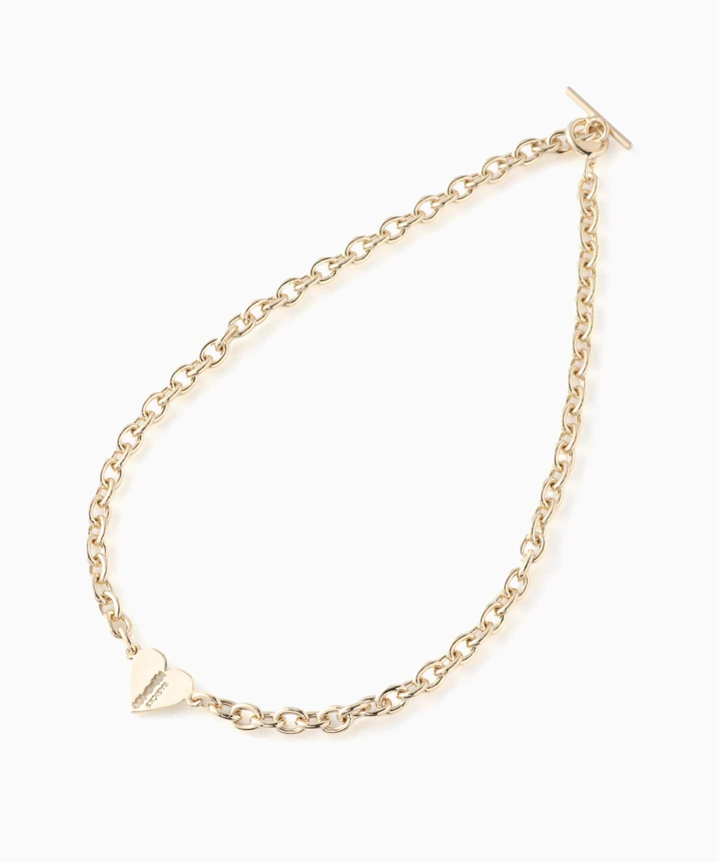 BASICKS / ベイシックス】HEART RAZOR NECKLACE (SMALL LINK