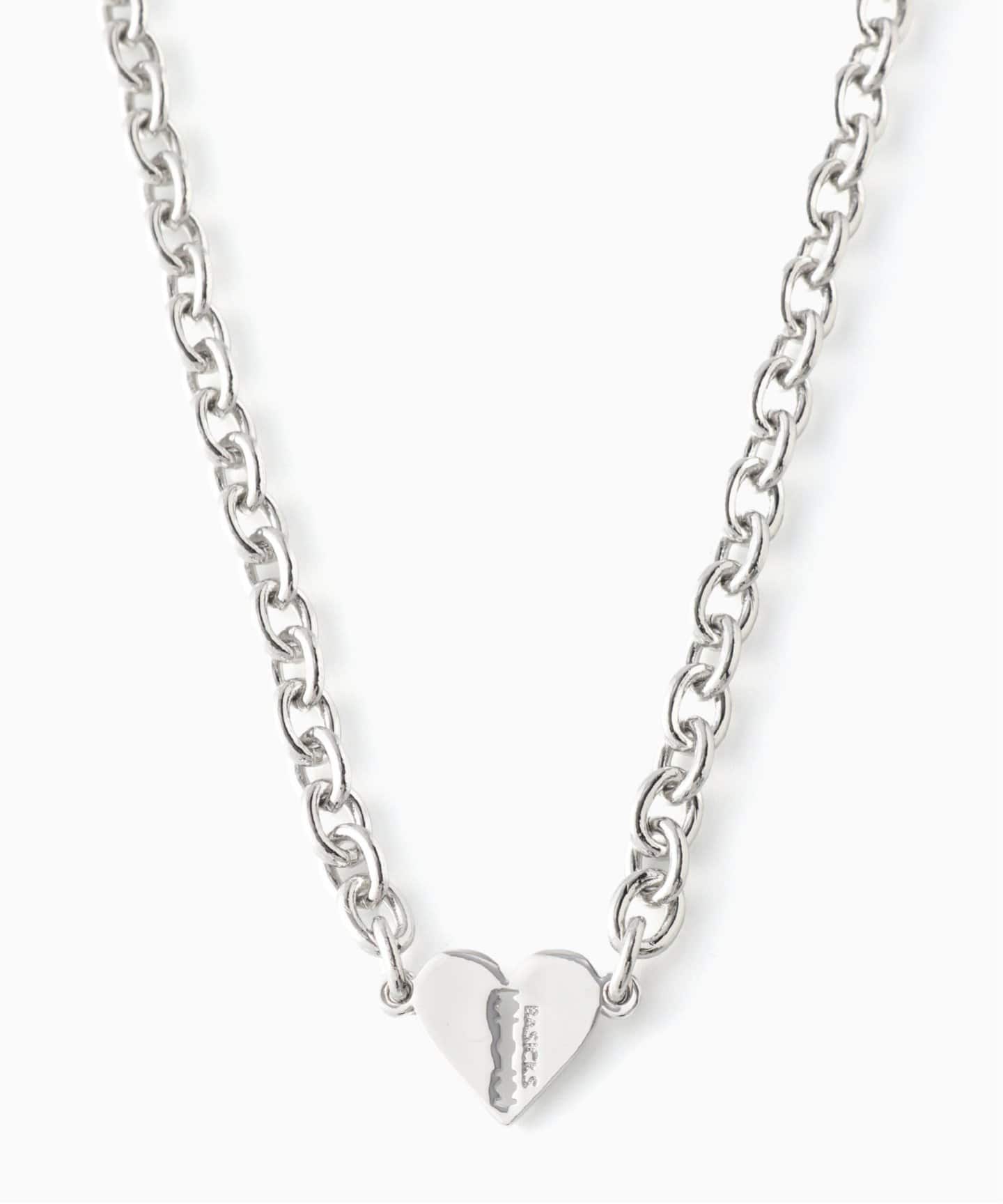 BASICKS ハートレイザーネックレス BASICKS - 【ラスト1点】Heart Razor Necklace (Small Link