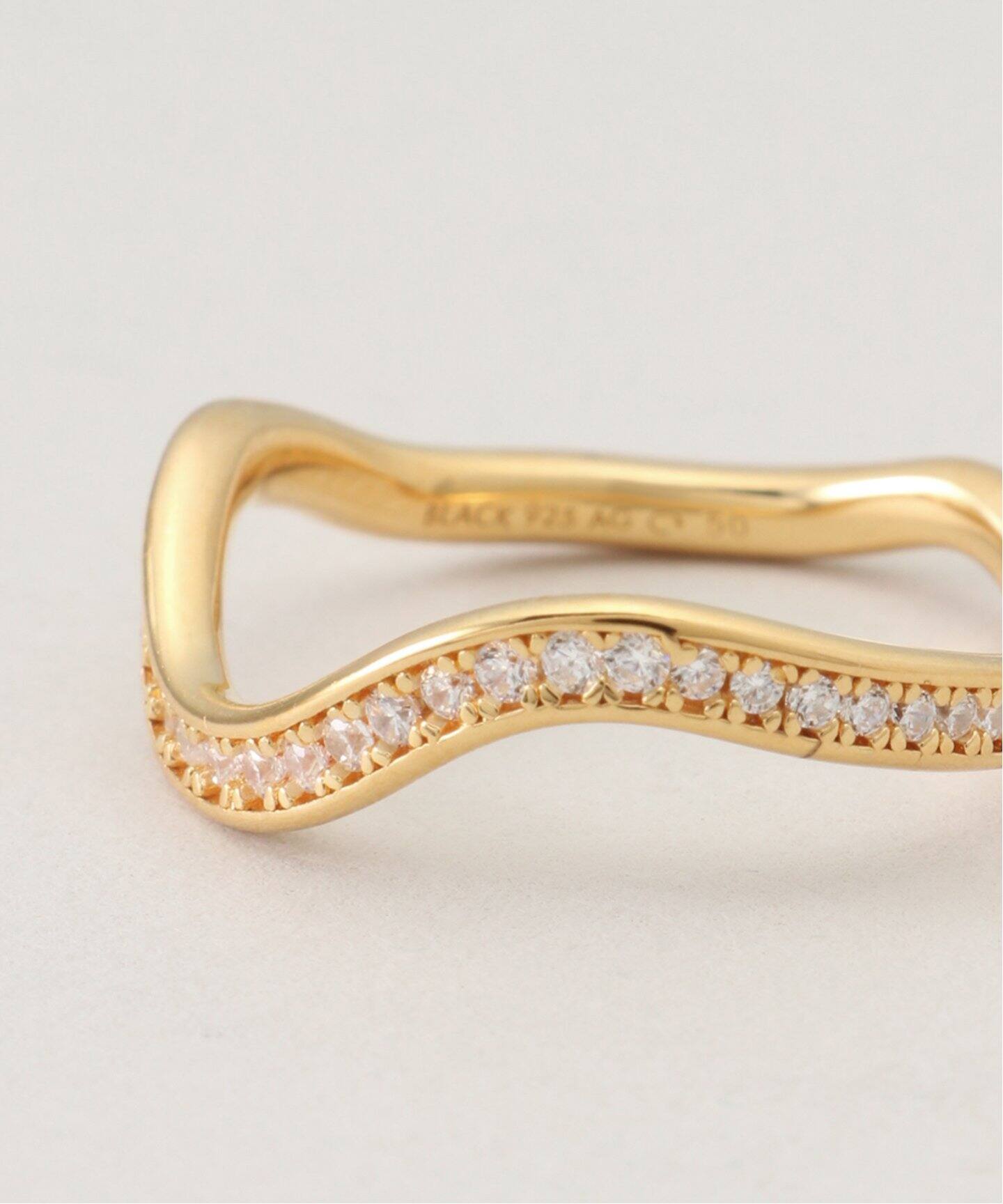 MARIA BLACK マリアブラック Rose Ring 52 ゴールド MARIA BLACK/マリアブラック】Rose Ring GDplated Silver